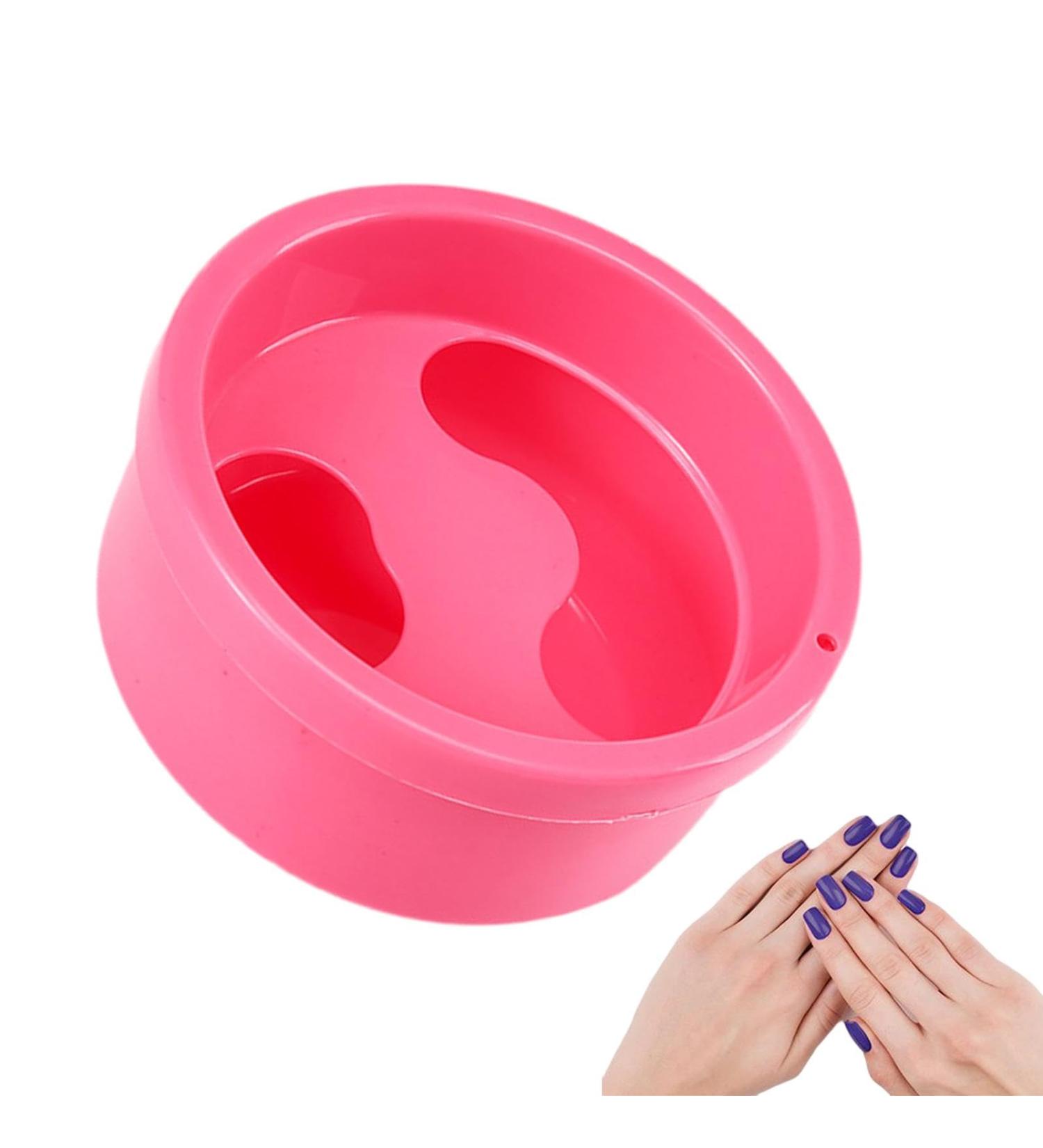 Wontool Bowl | Soak Nail Salon Bowl | Nail Soaking Container Manicure Hand Bowl Art Hand Wash Spa Tool Manicure Tool for Salon Home Pink - Buy Online on SooperMarket.com