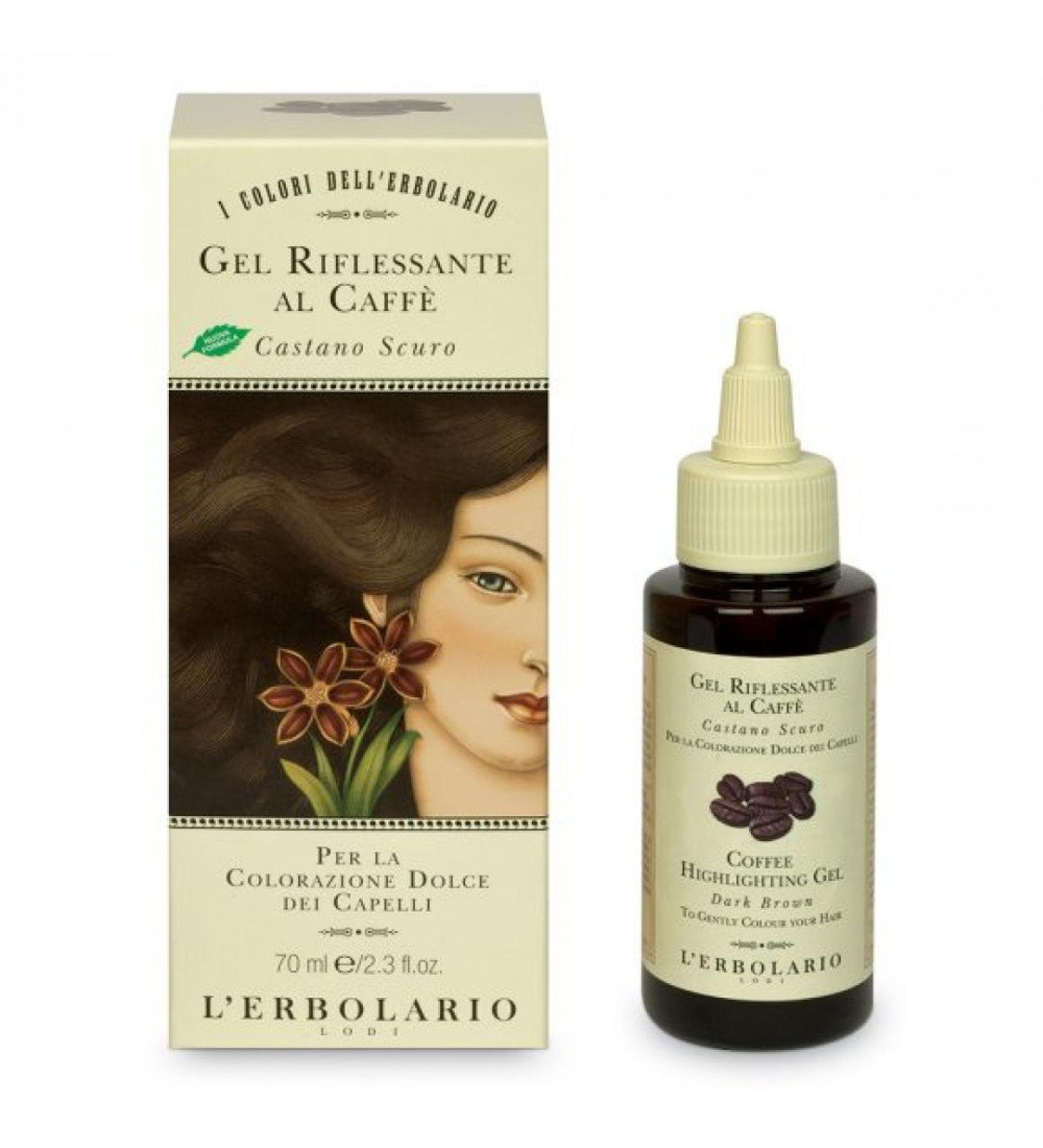 L'ERBOLARIO GEL Riflessante capelli al Caff 70ml colore Castano scuro