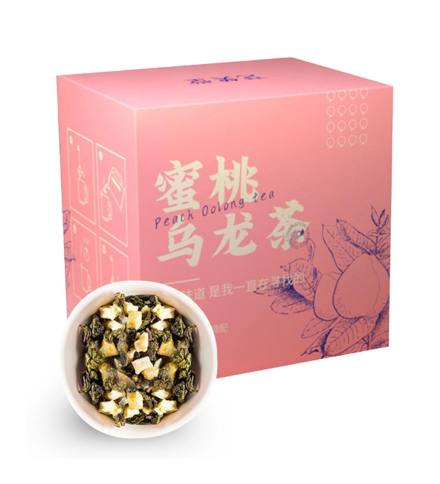 Tea Bags Fruit Oolong Tea Bag Peach Oolong Tea Bag Peach Oolong Tea Bag Cold Brew Flower Fruit Individual Tea Bags 10 Count - Buy Online on SooperMarket.com