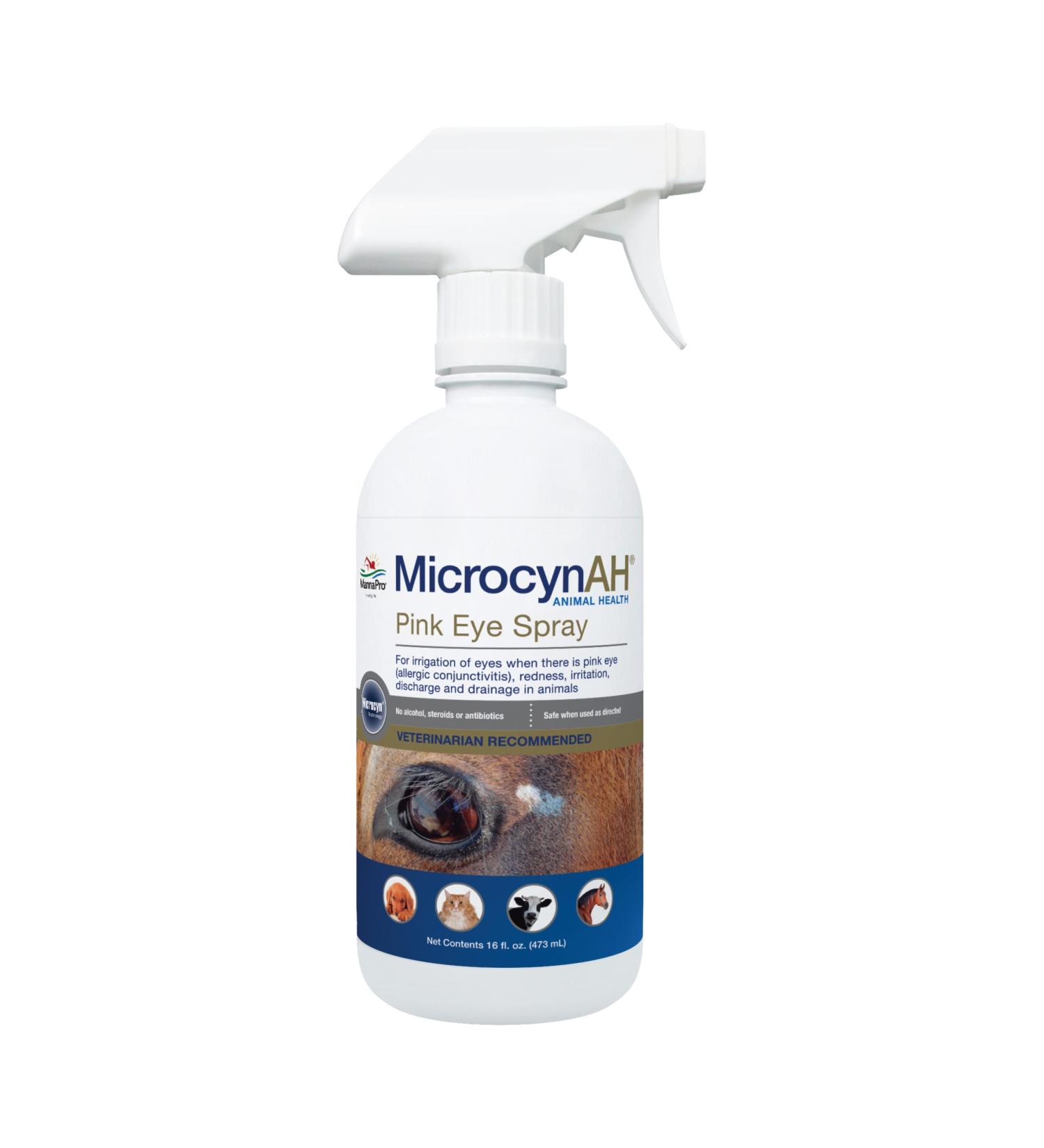 Manna Pro MicrocynAH Ear & Eye Care Pink Eye Spray - Fast Relief for Pets - Buy Online on SooperMarket.com