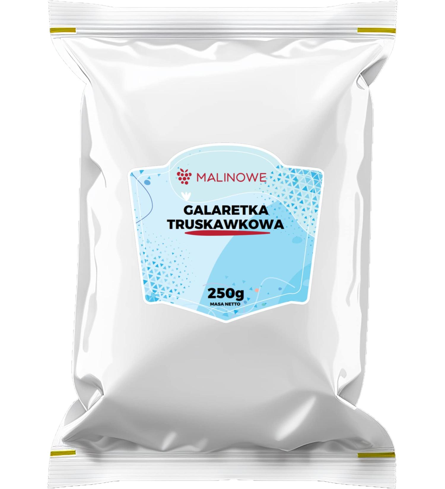 Malinow Strawberry Jelly 250g - Premium Jelly Powder for Delicious Treats | International Shipping Available - Buy Online on SooperMarket.com
