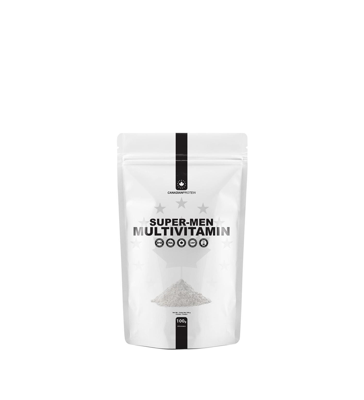 Canadian Protein Super-Men Multivitamin Capsules for Men | 30 Day Supply | Contains Potent and Effective Vitamins and Minerals Boosts Nutrient Intake in Men - Buy Online on SooperMarket.com