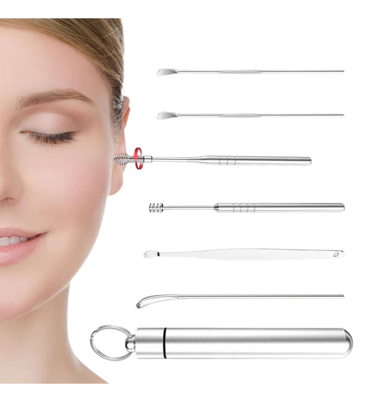 Ear Pick Tool Set | Ear Wax Remover & Cleansing Kit with Cleaning Brush - Buy Online on SooperMarket.com
