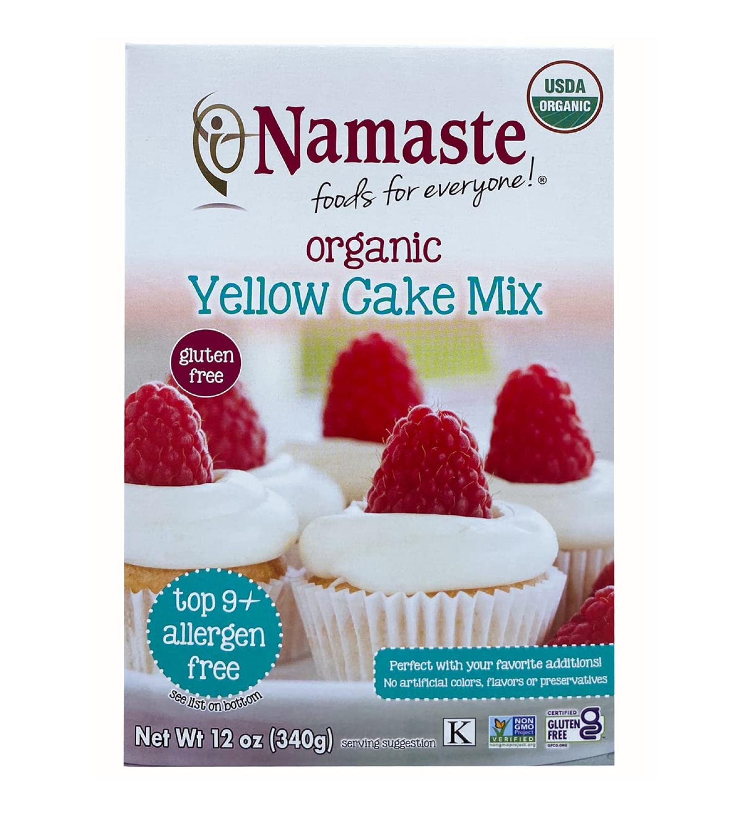 Namaste Foods Organic Yellow Cake Mix - Gluten-Free, 12 oz | Delicious & Easy Baking - Buy Online on SooperMarket.com