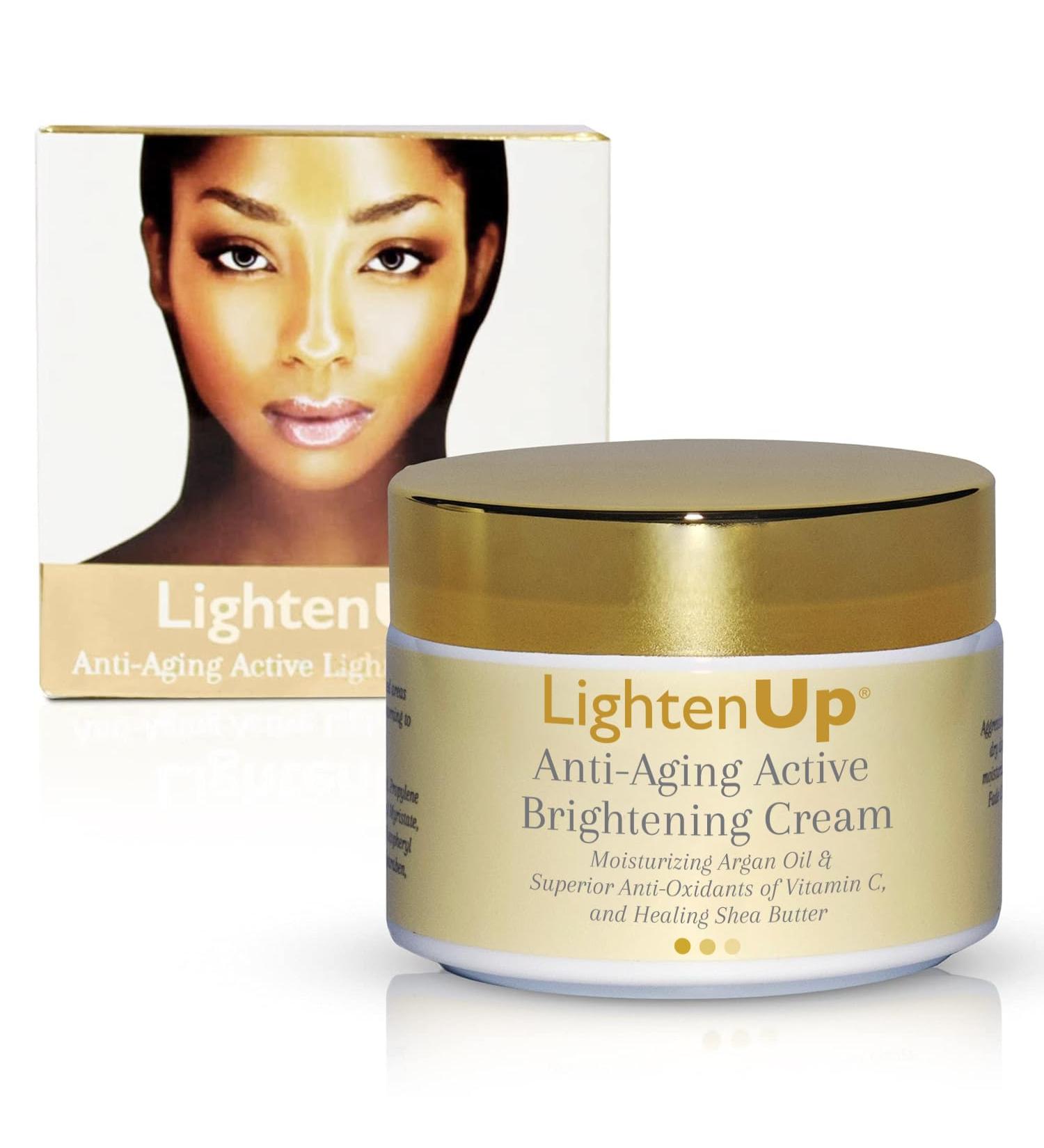LightenUp Gold Anti-Aging Lightening Cream | Radiance Boost with Argan Oil & Shea Butter | International Shipping - Buy Online on SooperMarket.com