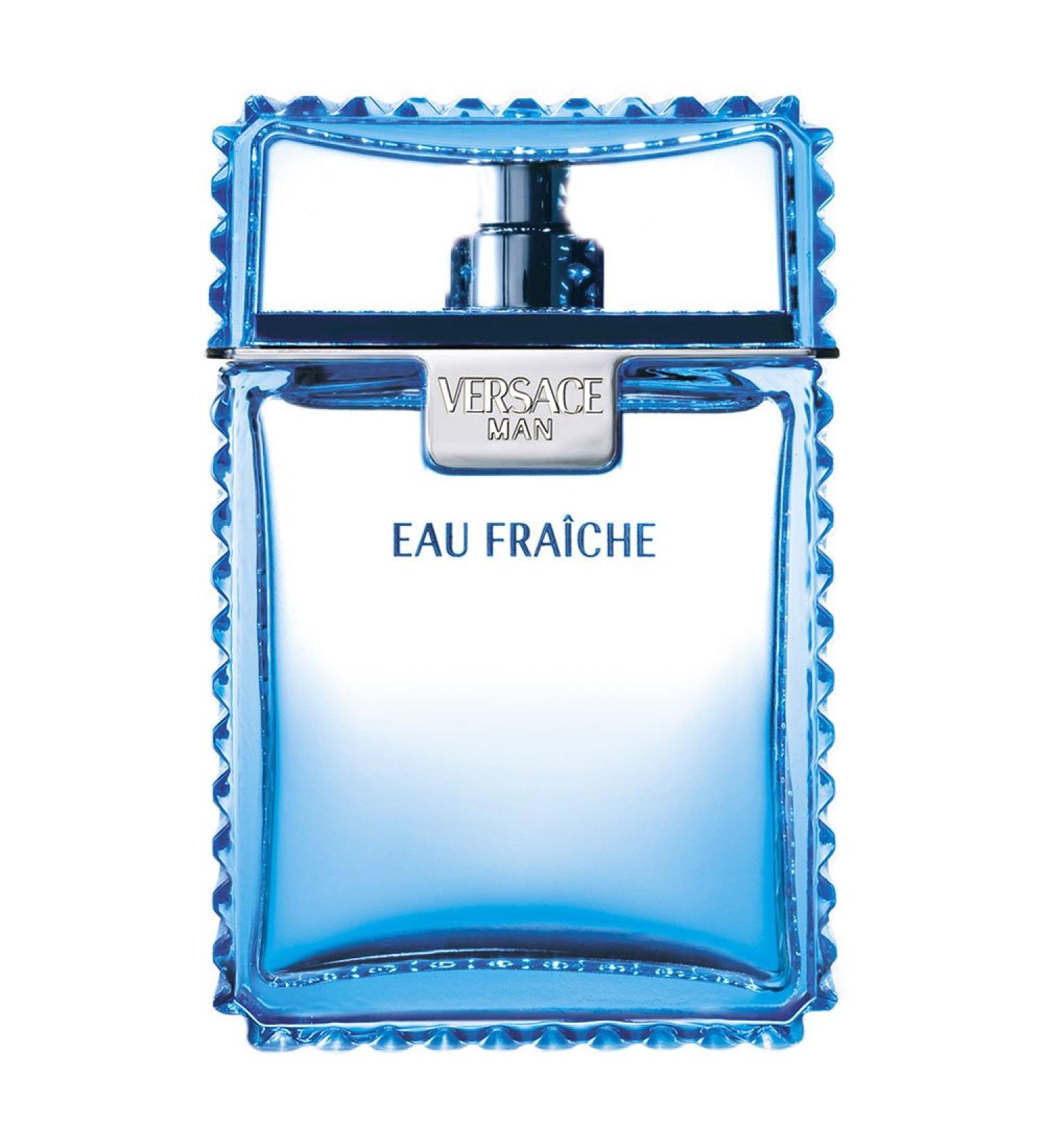 Versace Man Eau Fraiche for Men Gift Set - 1.7 oz EDT Spray + 1.7 oz Shower Gel + 1.7 oz Aftershave Balm