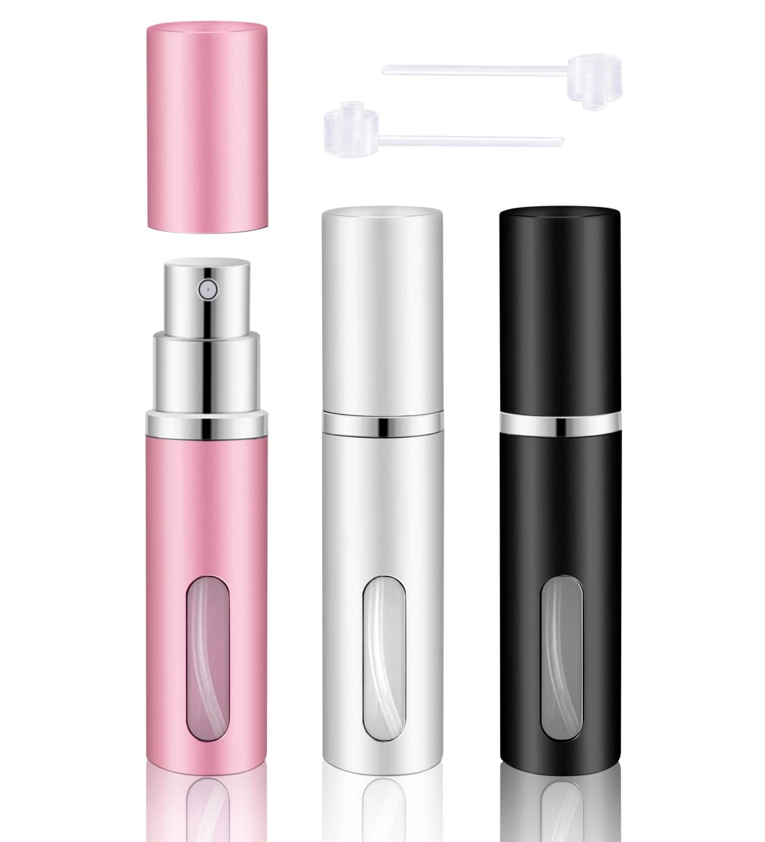 BELEVO Travel Perfume Atomiser Refillable 3 Pcs Perfume Travel Bottle For Toiletries 5 Ml Refillable Perfume Bottle Mini Spray Bottle Suitable For Men And Women Travel Essentials 3pcs - Buy Online on SooperMarket.com