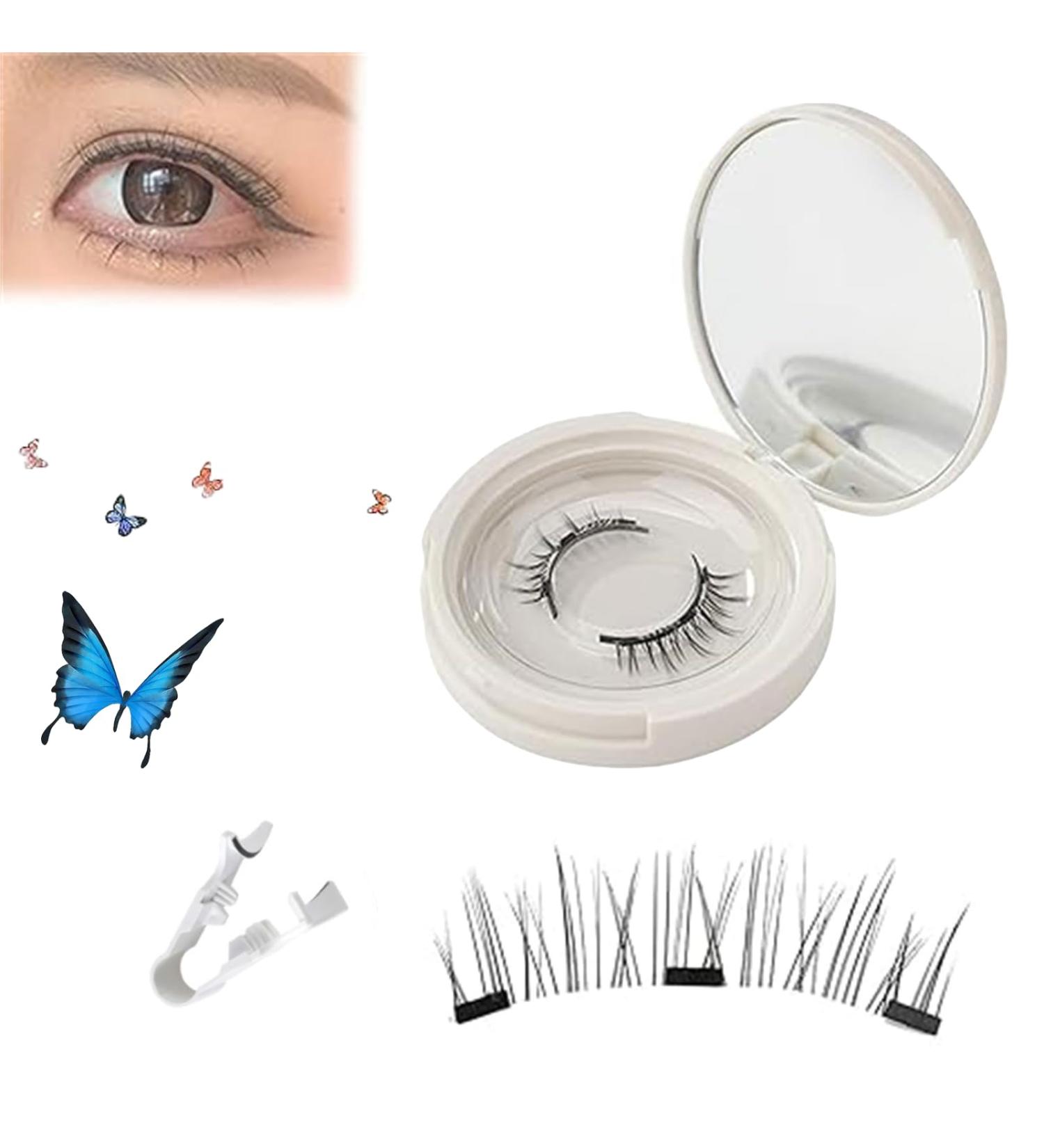 Crafty Magnetic Eyelashes Magnetic Eyelashes Magnetic Eyelashes Viral Magnetic Lashes No Glue Needed Magnetic Eyelashes Kit Easy To Wear And Remove Reusable (EM04) - Buy Online on SooperMarket.com