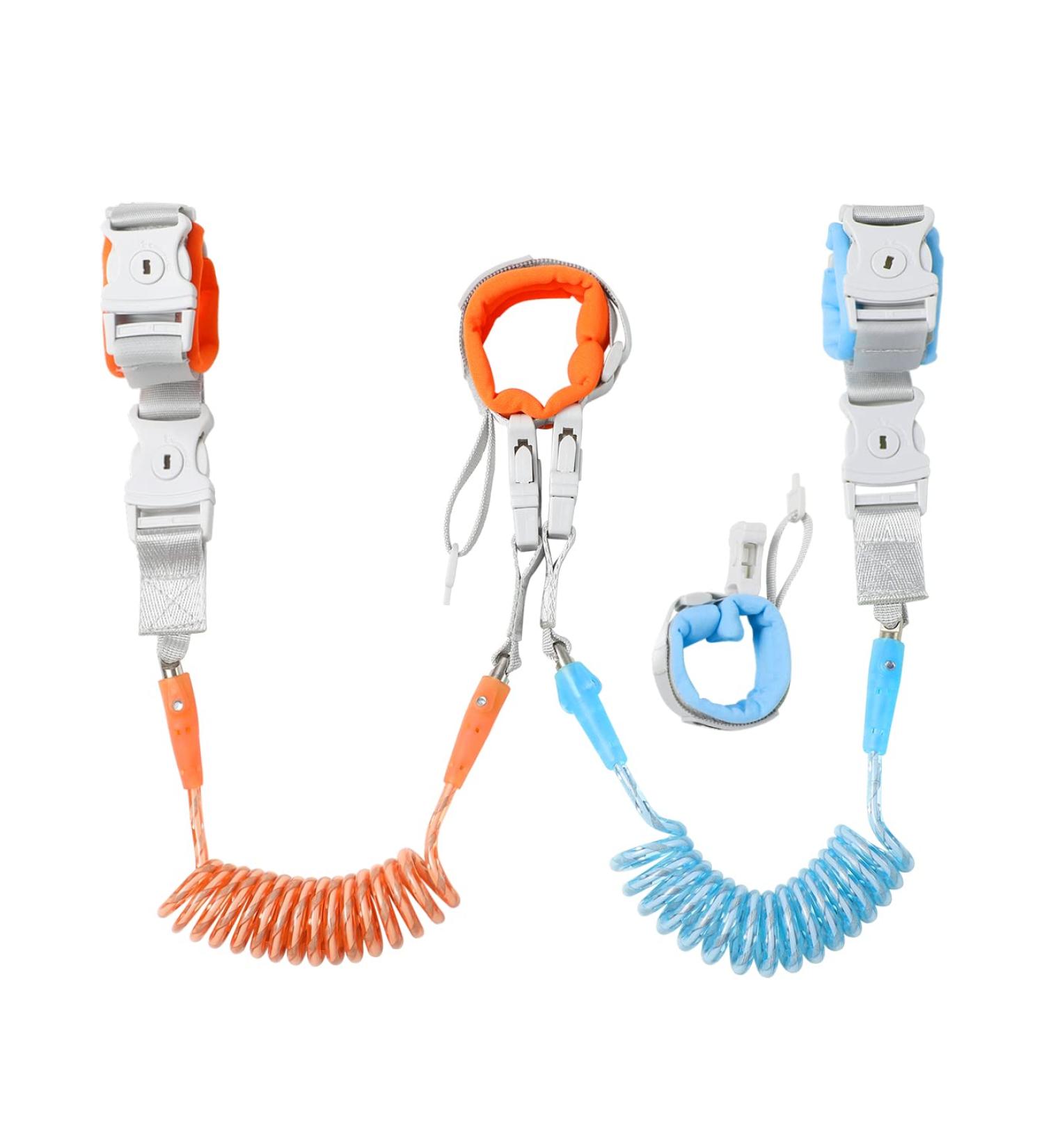 Dr. Meter Upgrade Anti Lost Wrist Link - 2 in 1 Toddlers Safety Wristband Leash with Key & Lock - Kids Anti Lost Walking Harness Rope - Dual Length 6.56ft - Pack of 1 - Buy Online on SooperMarket.com