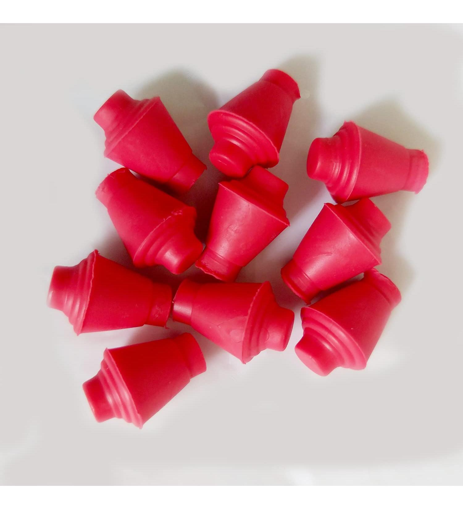 LEONARK Fencing Practice Sword Foil/Epee Rubber Tips - Pack of 10 Red Tips - Buy Online on SooperMarket.com