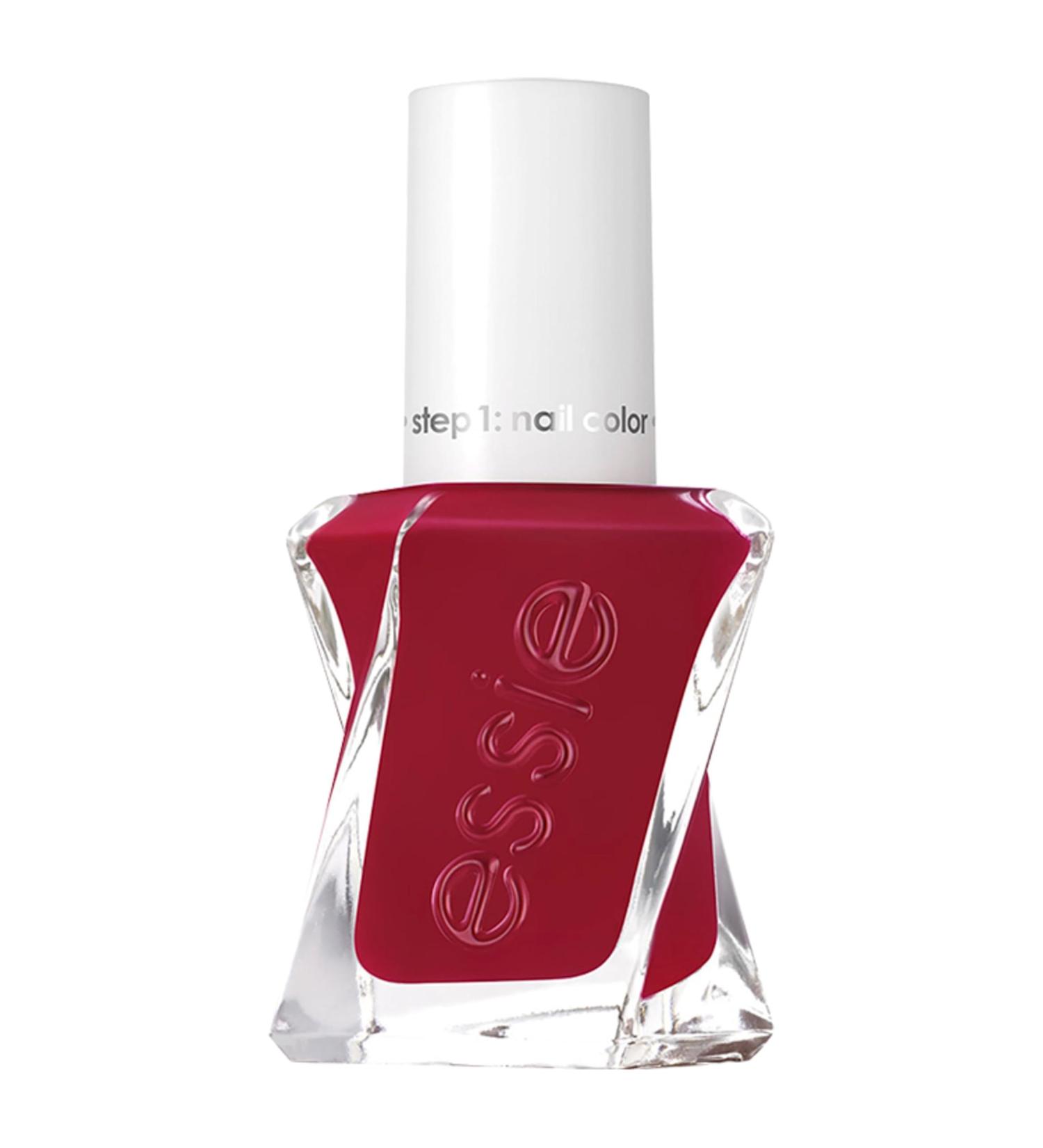 Essie Gel Couture Paint the Gown Red Nail Polish 13.5 ml - Chip Resistant, Longlasting Formula (Pack of 1) - Buy Online on SooperMarket.com