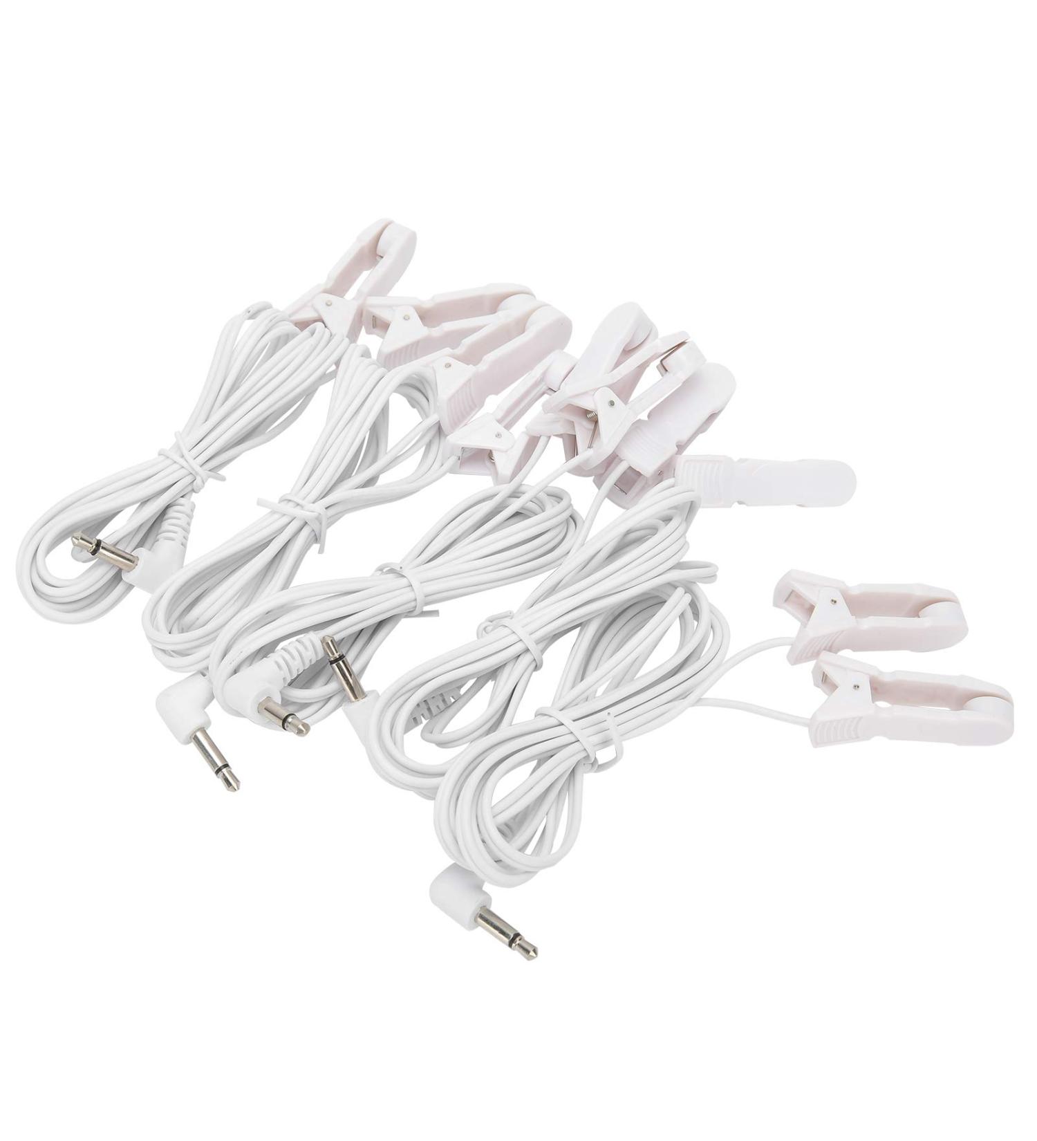 5 Pcs/Bag 3.5mm Ear Clip Electrode Cable for TENS Machine Physical Machine - Buy Online on SooperMarket.com