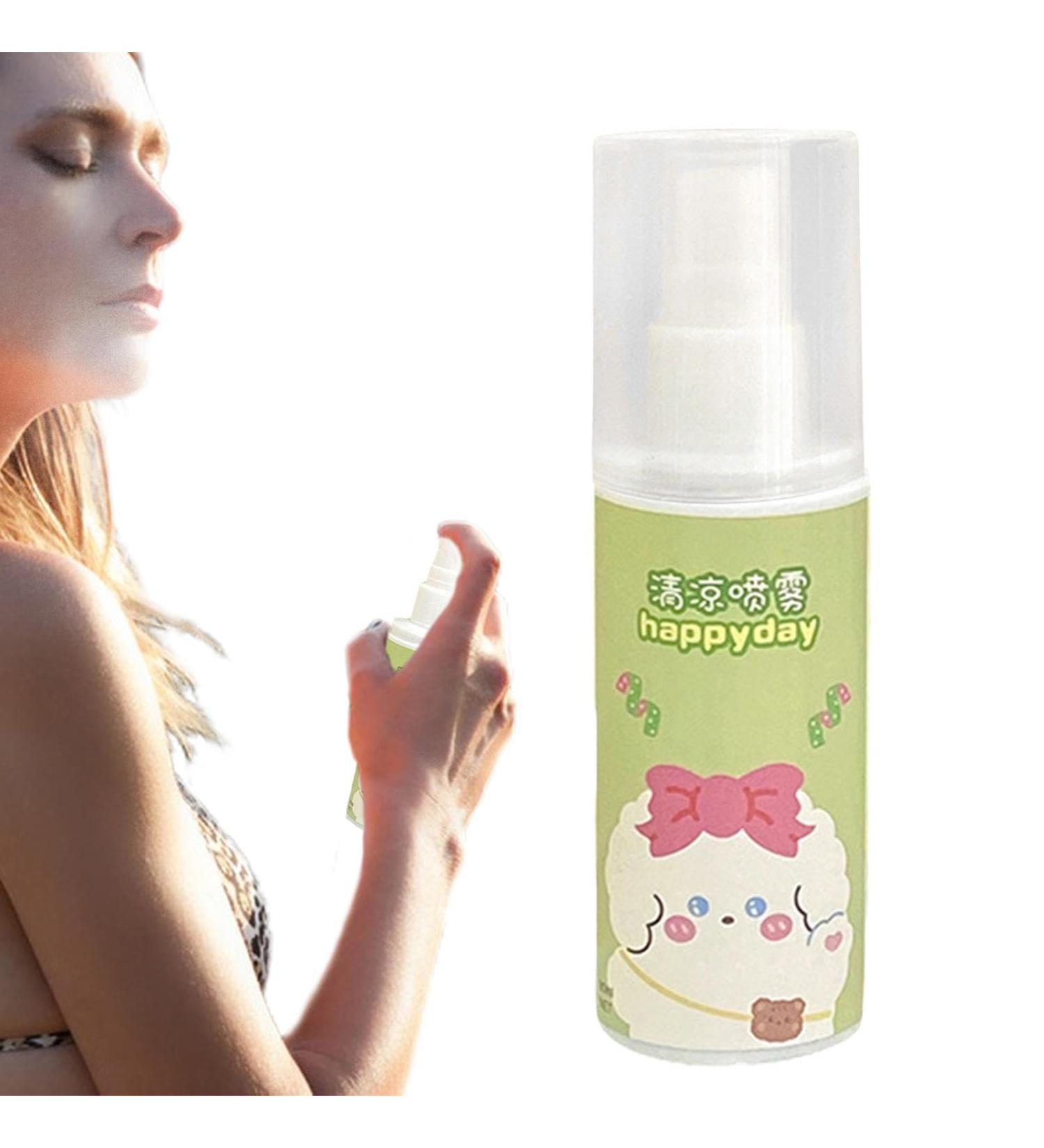 ADERN Cool Spray - 80ml Soothing Summer Spray - Refreshing Protective Skin-friendly Spray Instantly Reduce Temperature Small And Lightweight Spray For Face And Body - Buy Online on SooperMarket.com