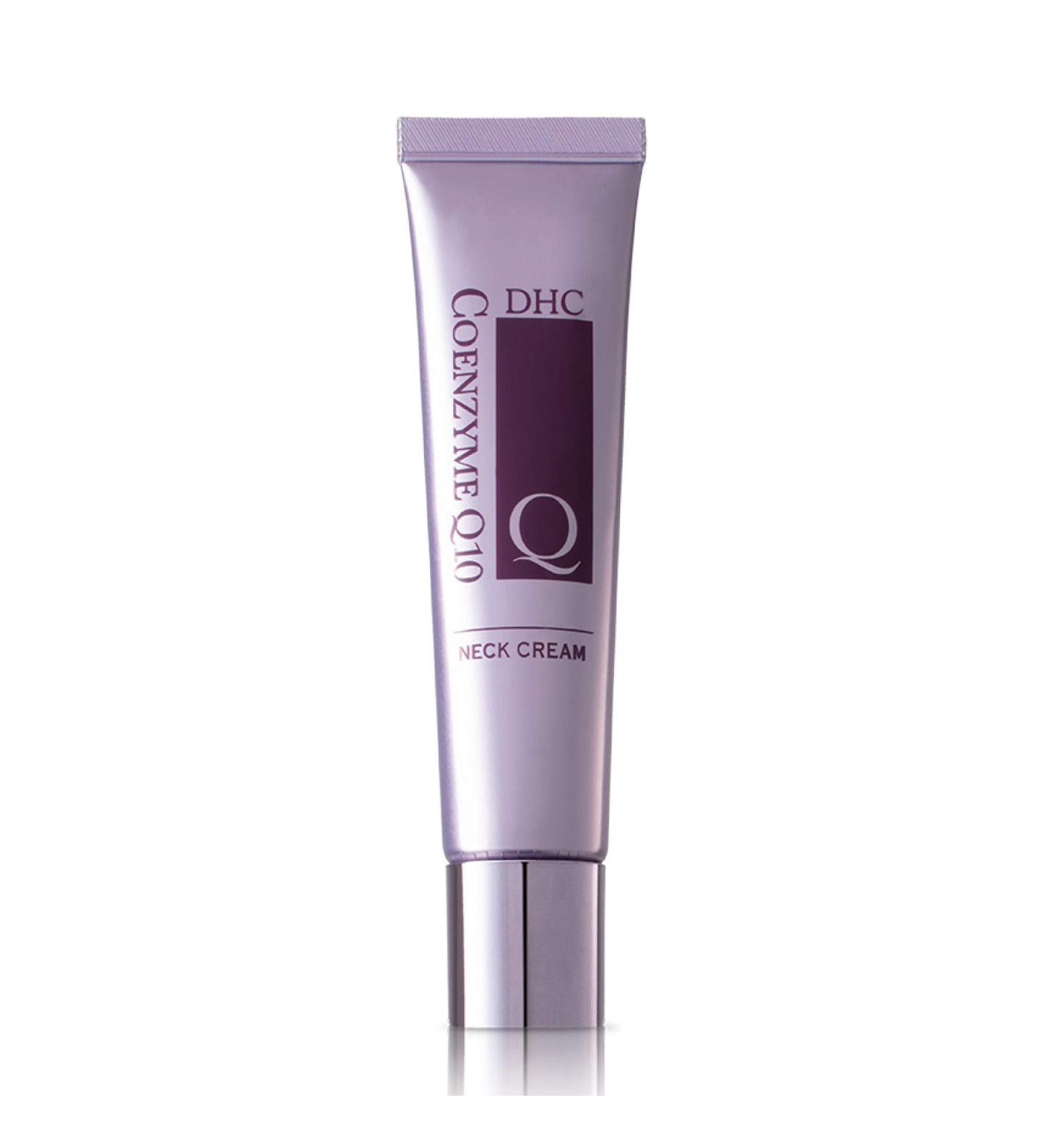 DHC CoQ10 Neck Cream - Firming & Toning Moisturizer for Neck & Decolletage | Antioxidant-Rich, Fragrance-Free | 1.2 oz - Buy Online on SooperMarket.com