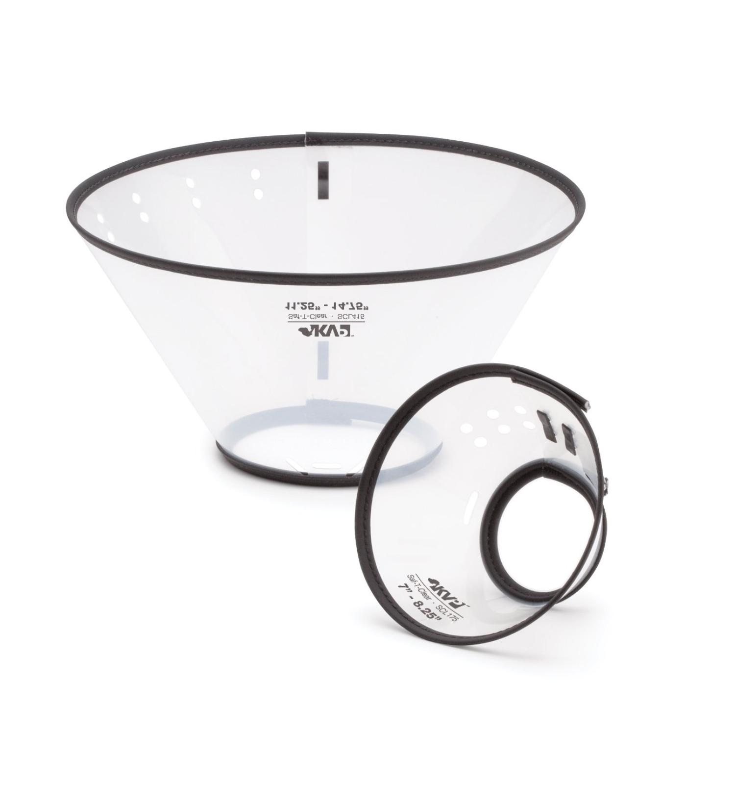 KVP Saf-T-Clear Dog Recovery Collar Fits 7" to 12" Neck/5" Depth