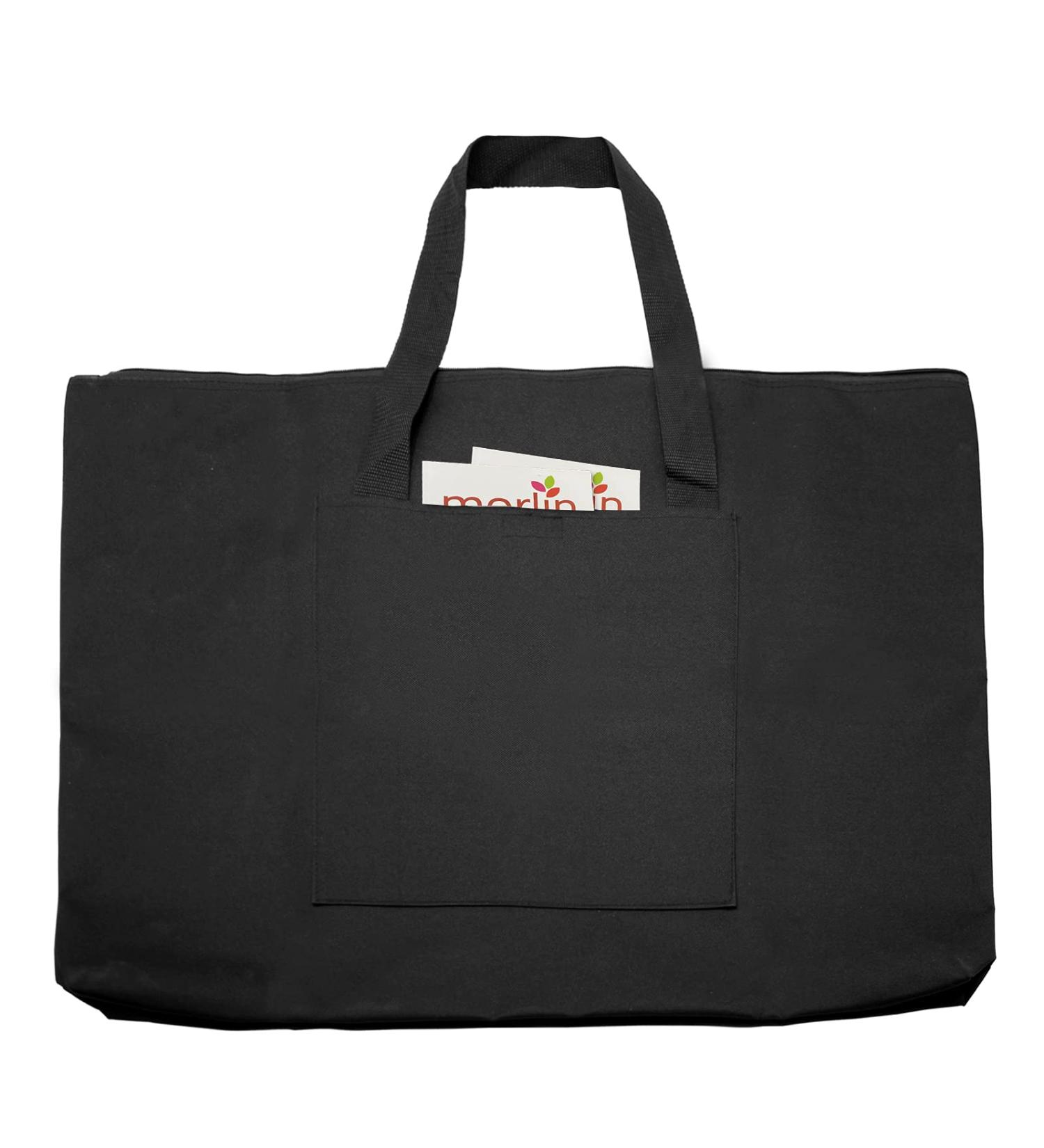 Cupohus Waterproof Art Portfolio Bag 20" x 26" for 18" x 24" Artworks with Outer Pockets and Handle  Student Carrying Storage Bag - Buy Online on SooperMarket.com