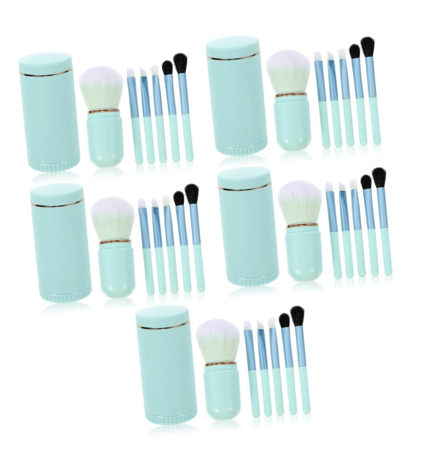 Didiseaon 5 Sets Makeup Brush Set - Travel-Friendly Face & Blush Brushes with Holder | Premium Cosmetics Supplies for Ladies - Buy Online on SooperMarket.com