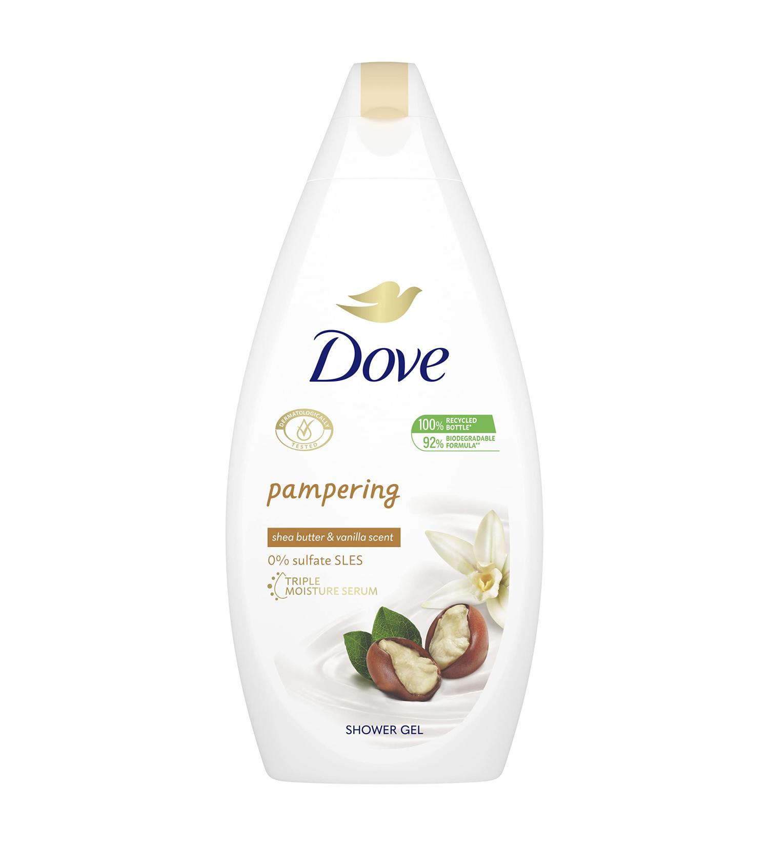 Dove Purely Pampering Shea Butter & Vanilla Body Wash - 500ml - Buy Online on SooperMarket.com