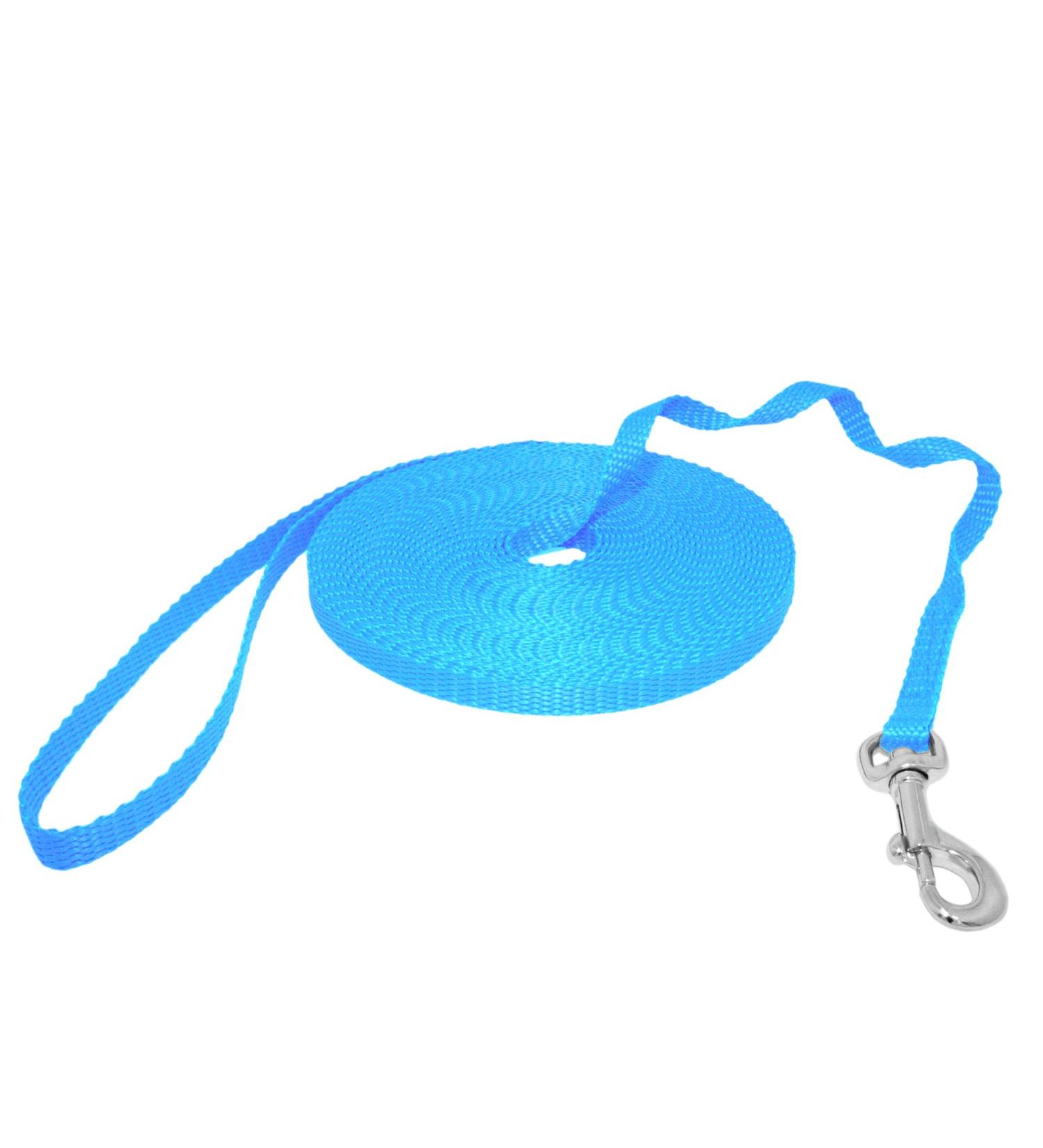 Mini towline field leash training leash search leash (3m light blue) 3m light blue