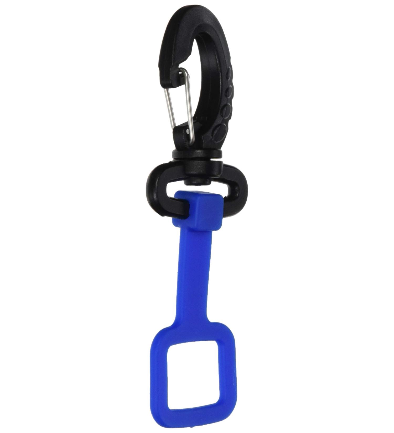 Innovative Scuba Concepts RB0436 Innovative Rubber Octo-Holder with Clip, Blue