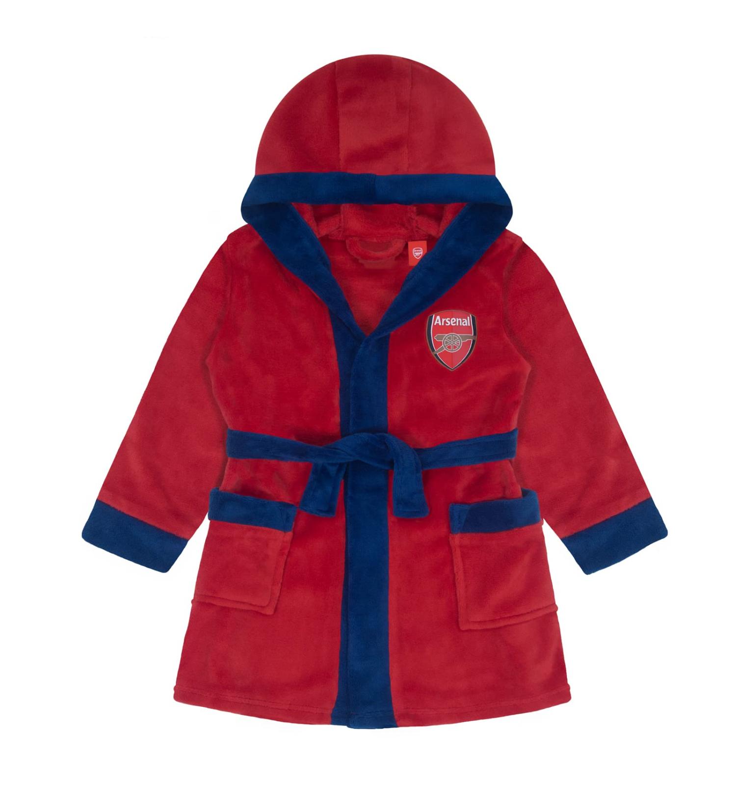Arsenal FC Baby Fleece Hooded Bathrobe | Official Merchandise | Gift for 12-18 Months | Red - Buy Online on SooperMarket.com