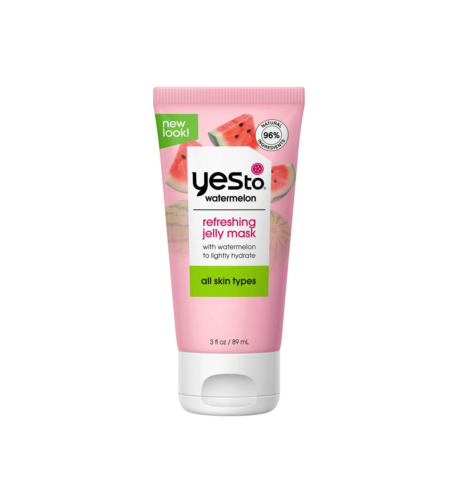 Watermelon Refreshing Jelly Mask - Lightweight Gel Mask with Antioxidants, Lycopene & Vitamin C - 3 Fl Oz, Natural, Vegan & Cruelty Free - Buy Online on SooperMarket.com