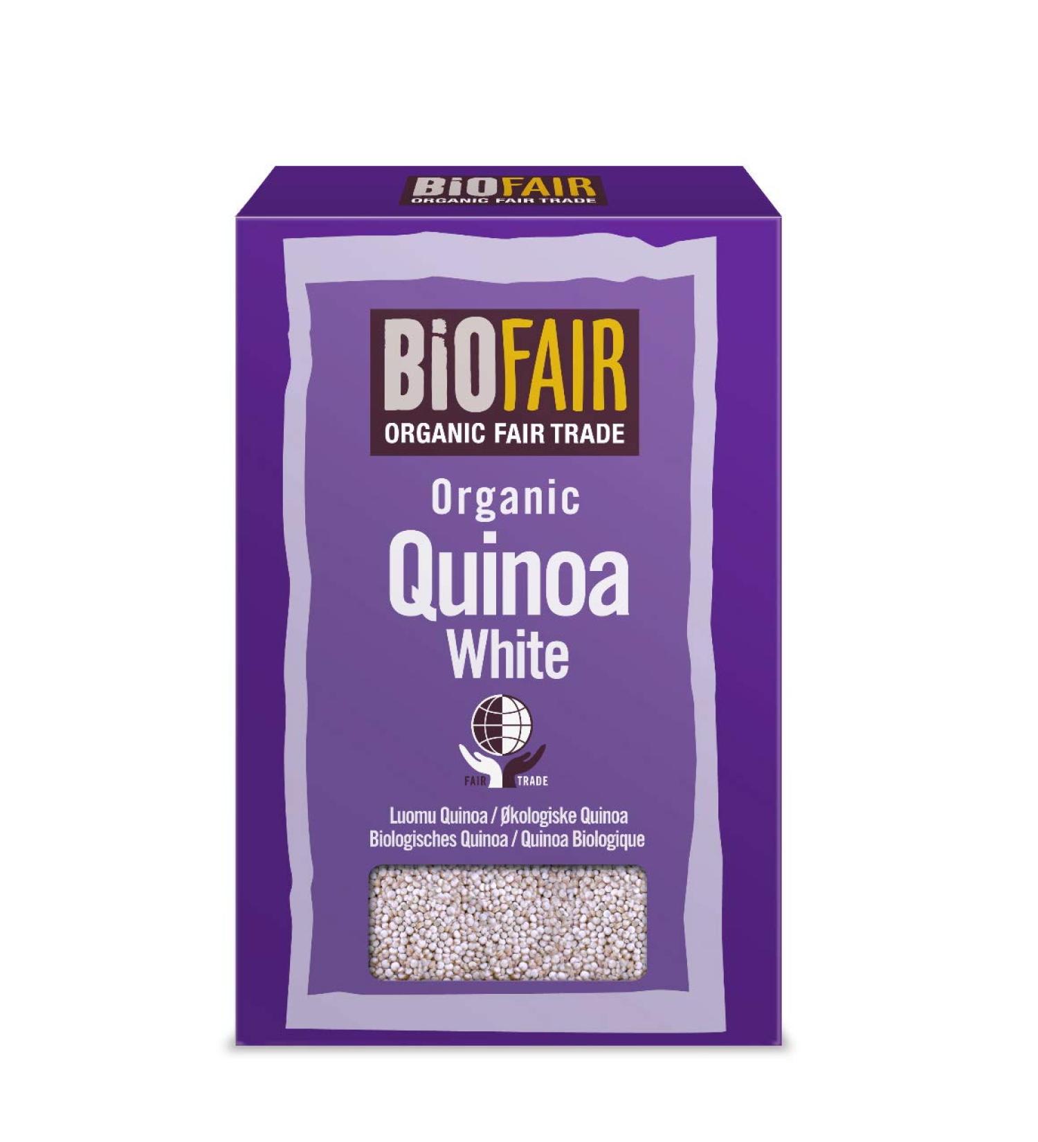 Biofair White Quinoa Grain - Fairtrade 500g