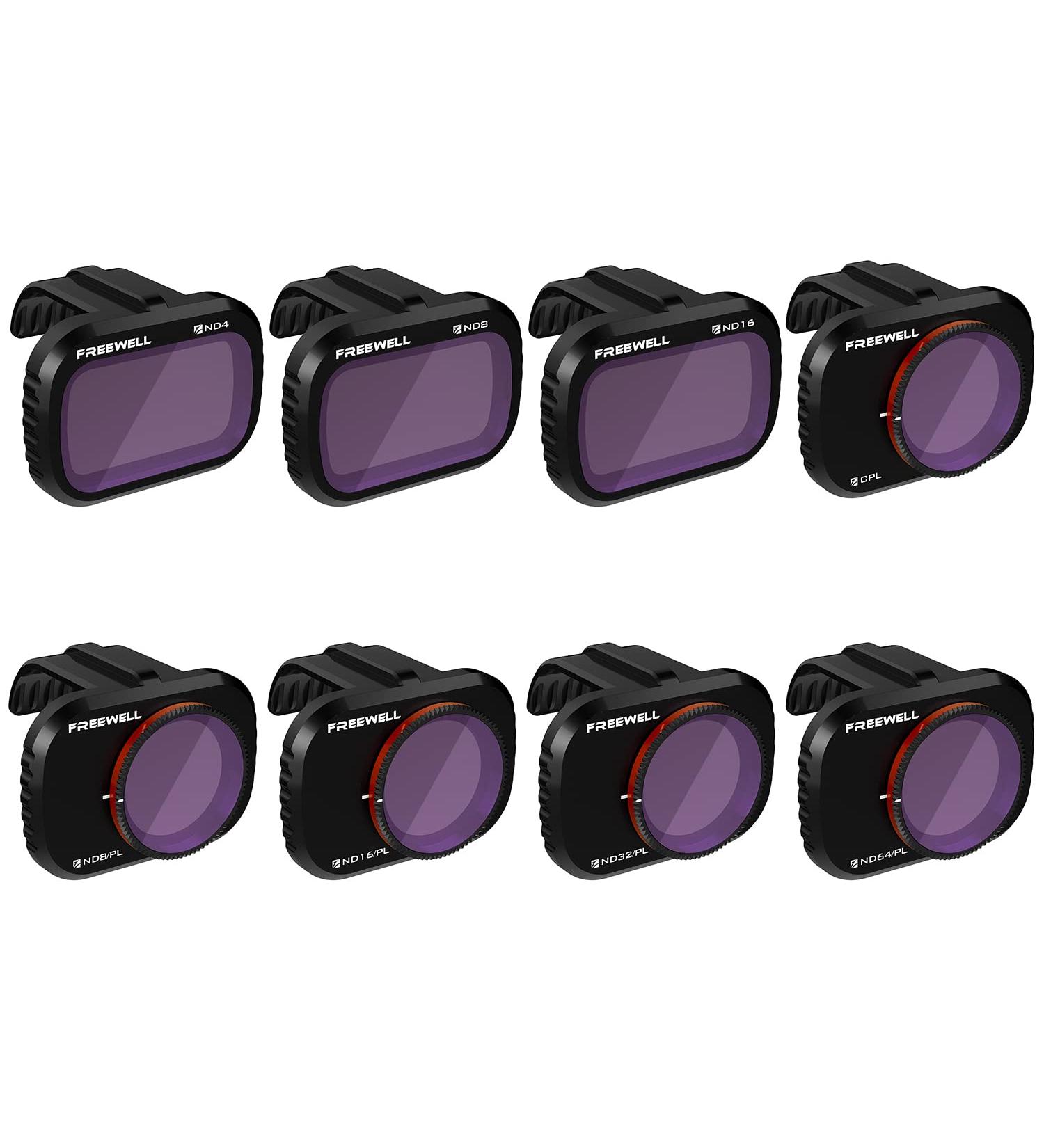 Freewell All Day Filters Kit for Mavic Mini/Mini 2/Mini SE Drone - 8-Pack - Buy Online on SooperMarket.com