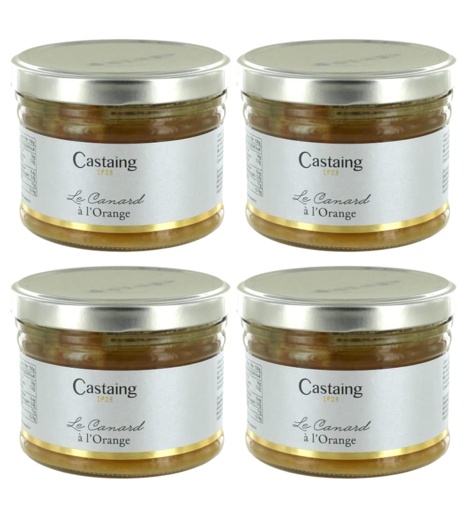 Duck a l'Orange 400g x 4 Castaing - Buy Online on SooperMarket.com