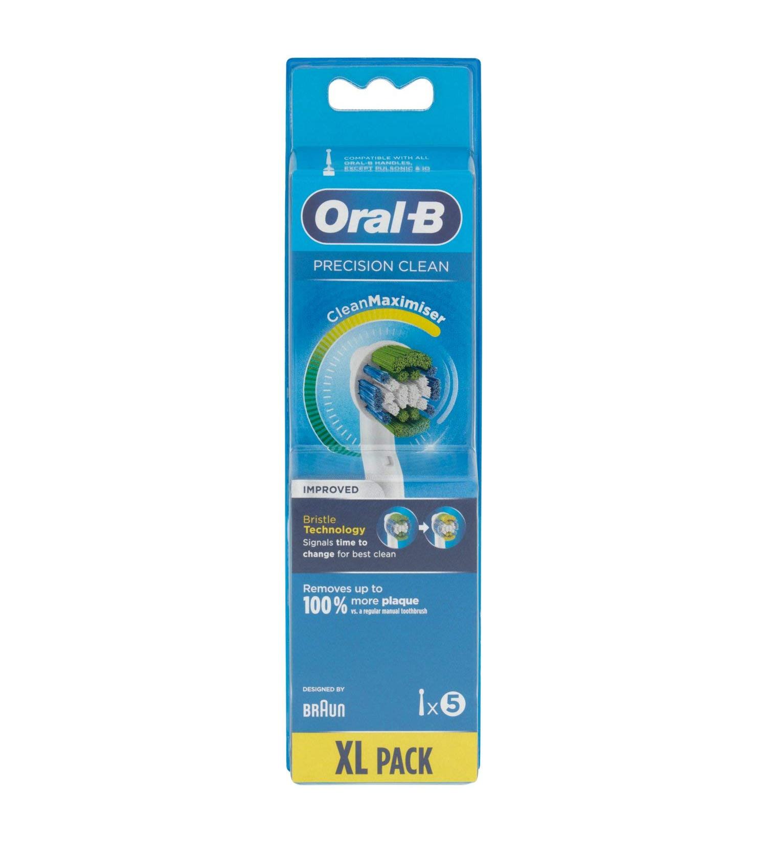 Oral-B Precision Clean Replacement Heads with Cleanmaximiser Technology - Enhance Your Dental Care Routine - Buy Online on SooperMarket.com
