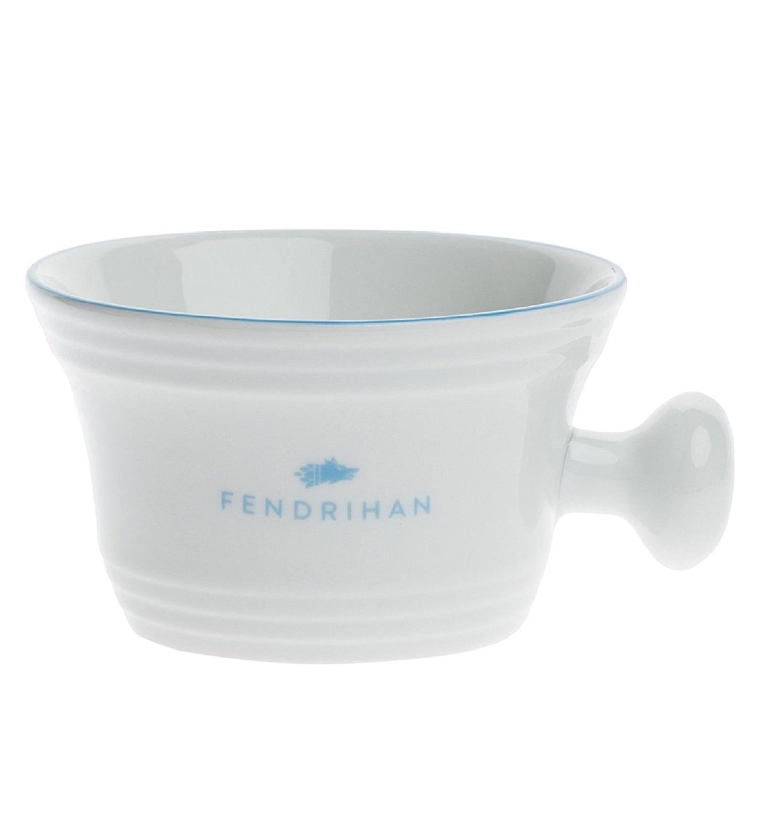 Fendrihan Hand-Painted Porcelain Shaving Mug - Light Blue - Buy Online on SooperMarket.com