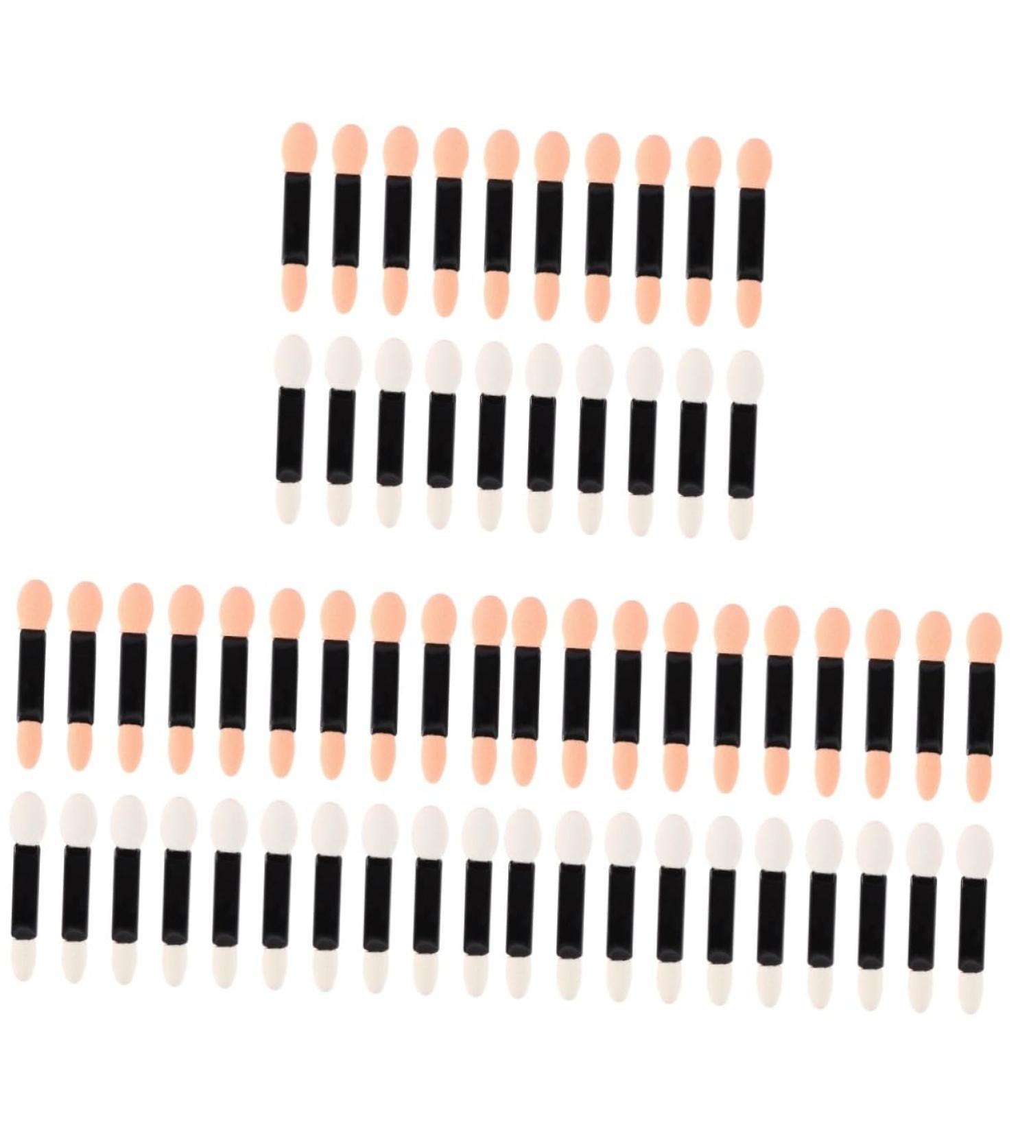 Baluue 60 Pcs Brush Eyeshadow Double Head Eyeshadow Brushes Eye Shadow Sponge Applicator - Buy Online on SooperMarket.com