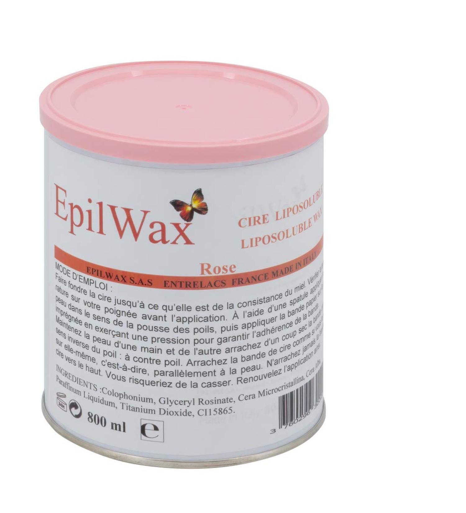 Buy EpilWax Pink Wax for Hair Removal - 800ml Professional Warm Wax - International Shipping - Buy Online on SooperMarket.com