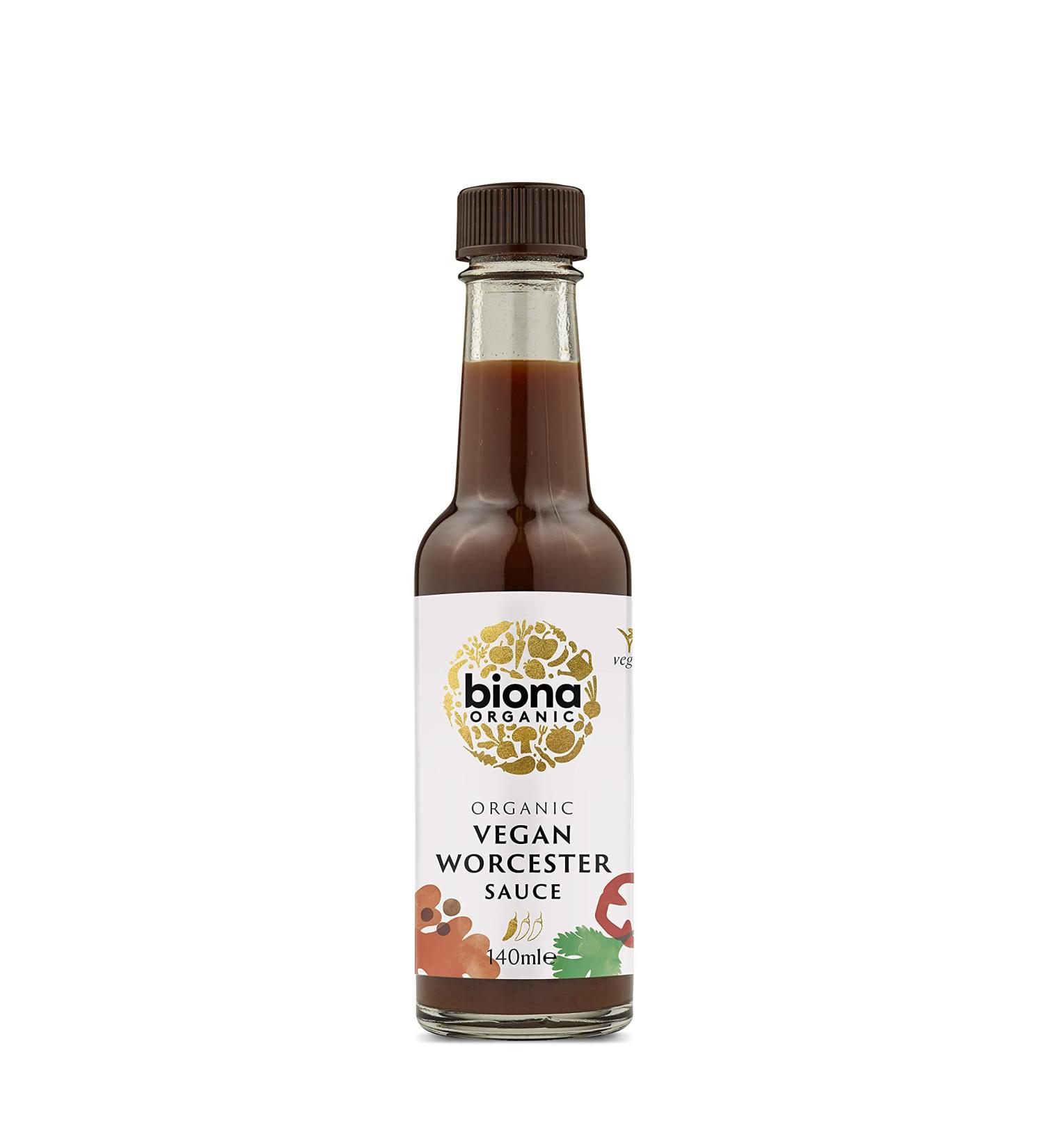Biona Organic Worcester Sauce 140ml - Authentic Flavor, Pure Ingredients - Buy Online on SooperMarket.com
