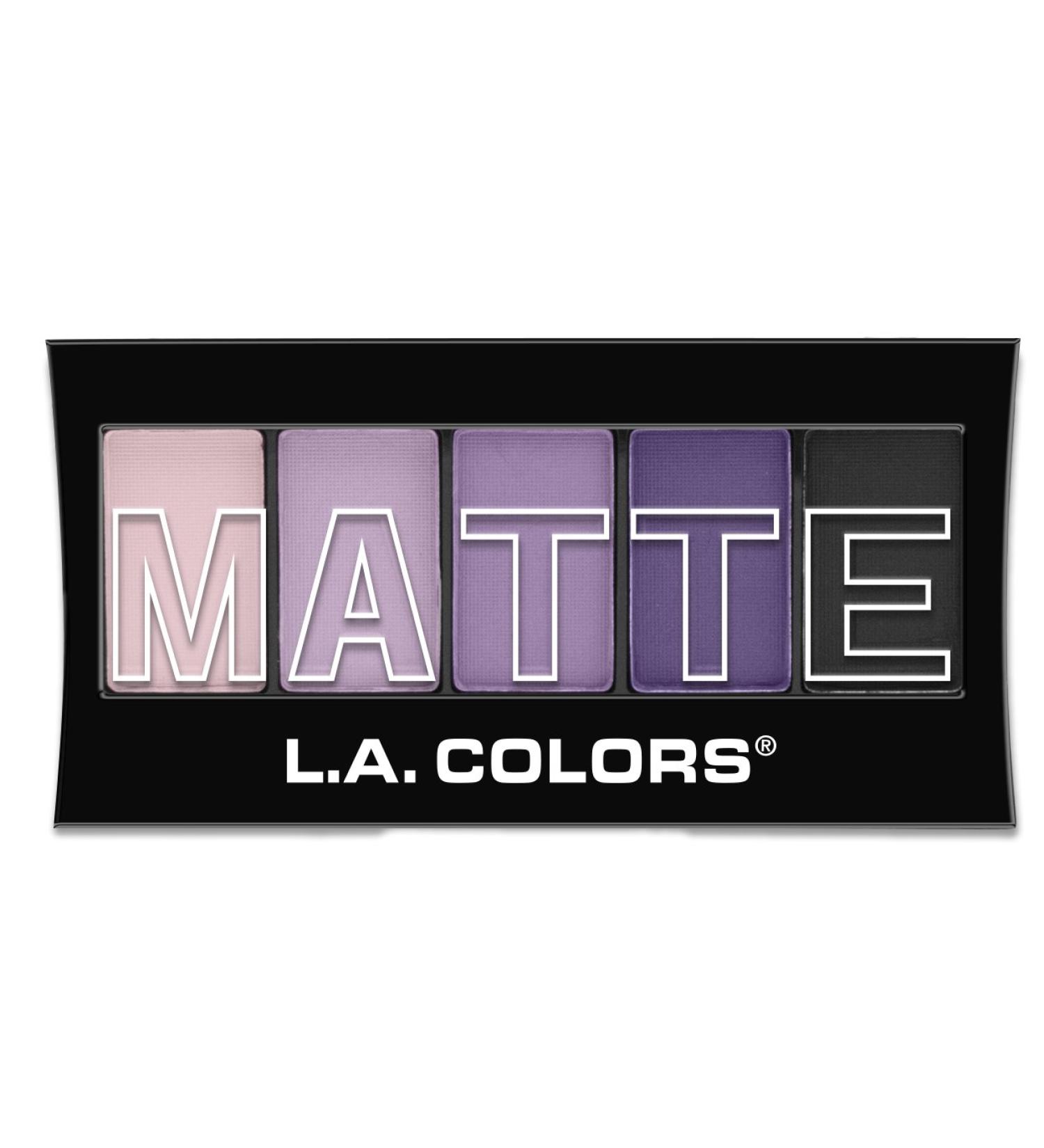 LA COLORS 5 Color Matte Eyeshadow Purple Cashmere 0.25 Oz - 1 Count - Buy Online on SooperMarket.com