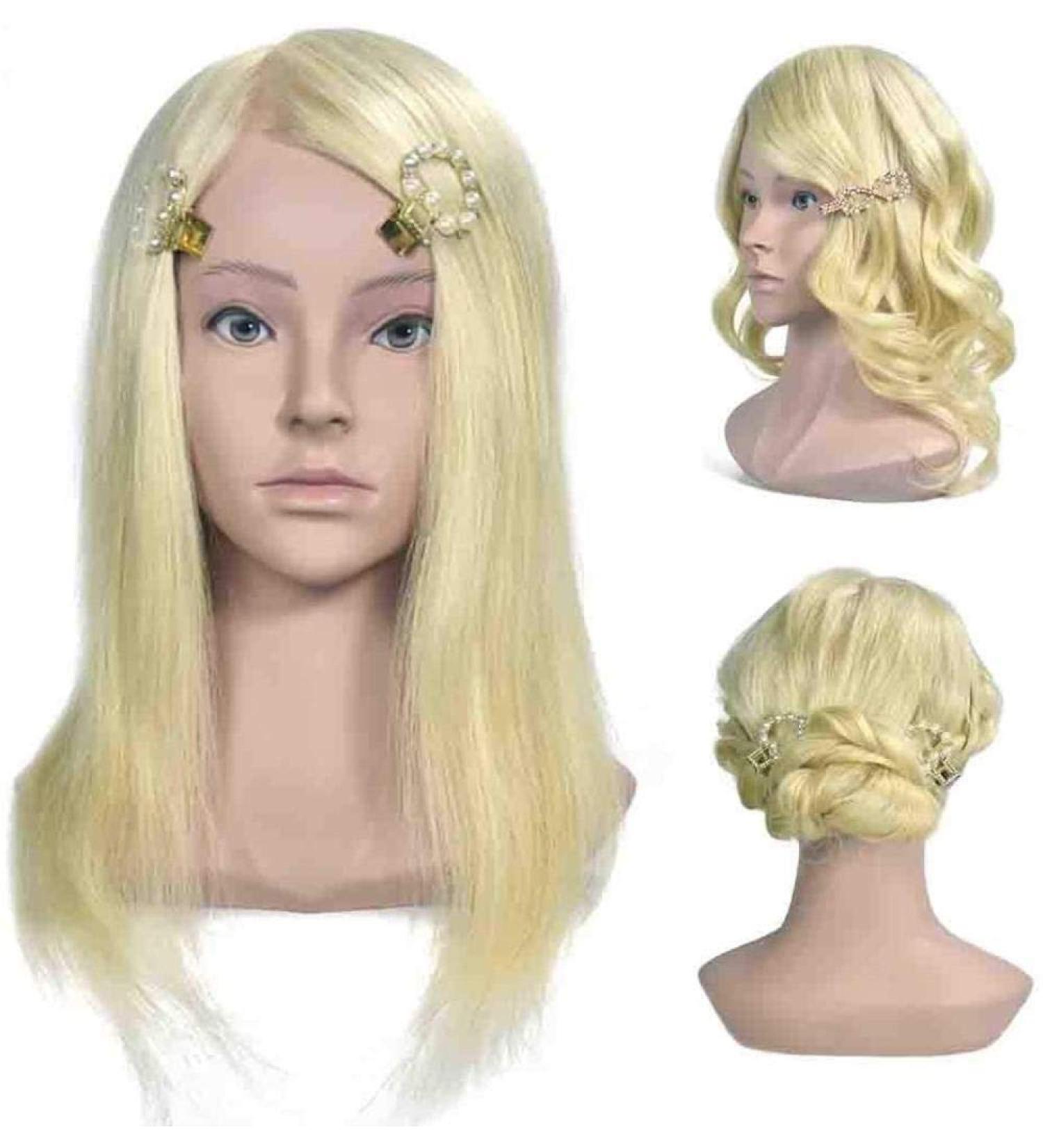 Adjustable Tailor Puppet Female Hairdressing Practice Head - Perfect for Salon Training Hair Styling & Makeup | International Shipping - Buy Online on SooperMarket.com