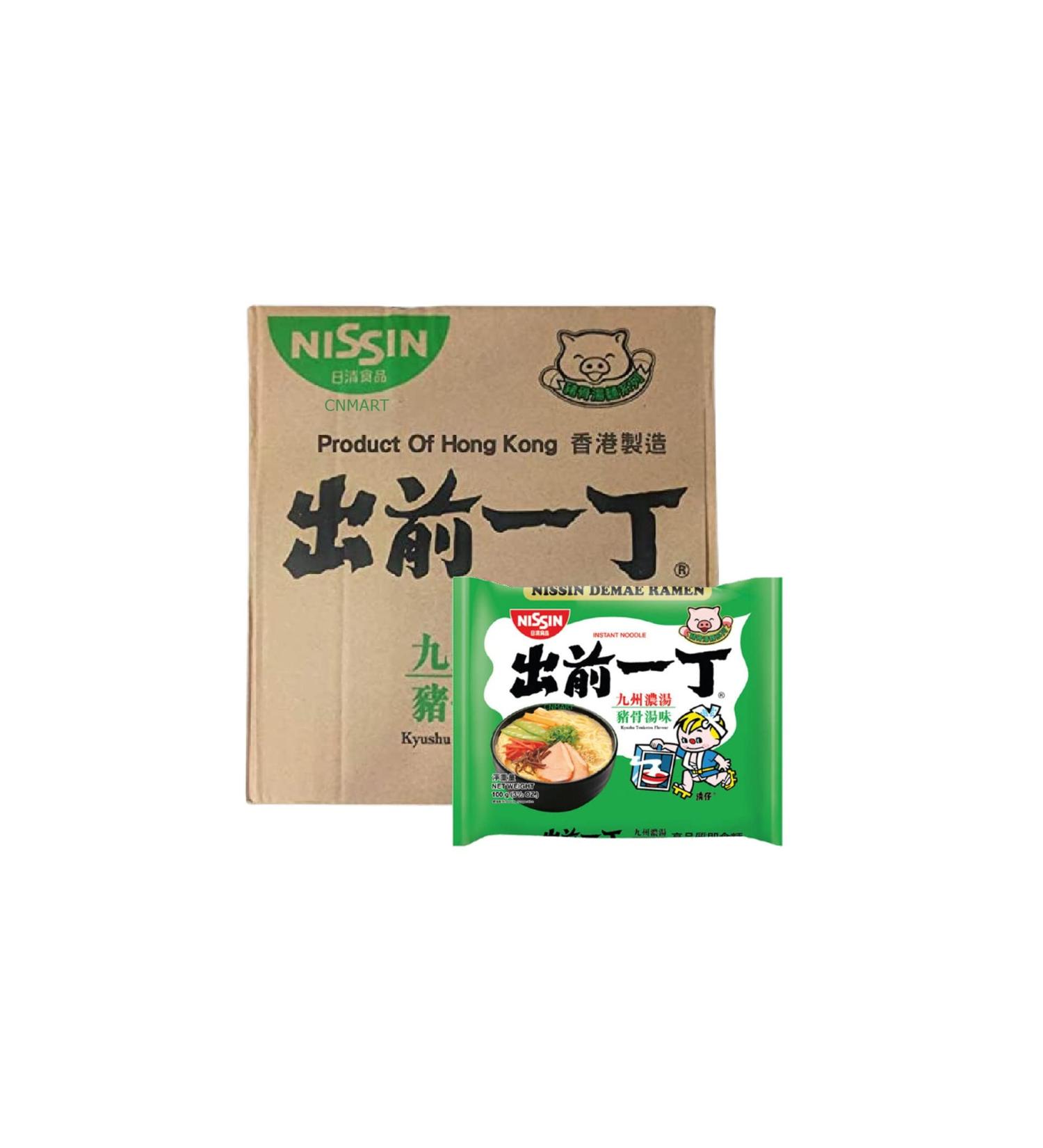 Nissin Kyushu Tonkotsu Flavour Demae Ramen Instant Noodle 100g (Pack of 30) by CNMART - Buy Online on SooperMarket.com