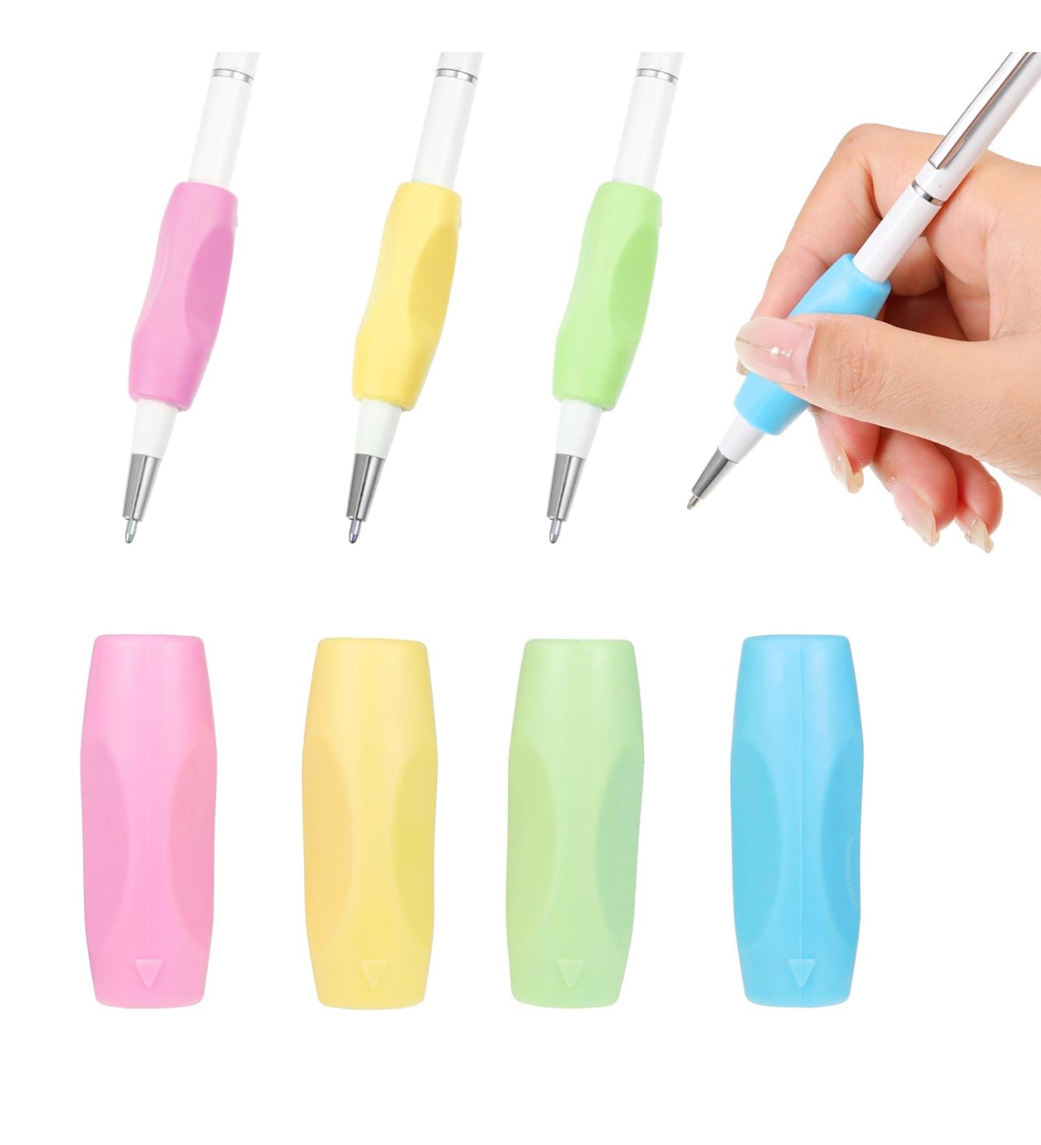 8-Piece Ergonomic Writing Aid Set for Kids | Pencil Grip & Holder for Improved Writing Skills - Buy Online on SooperMarket.com