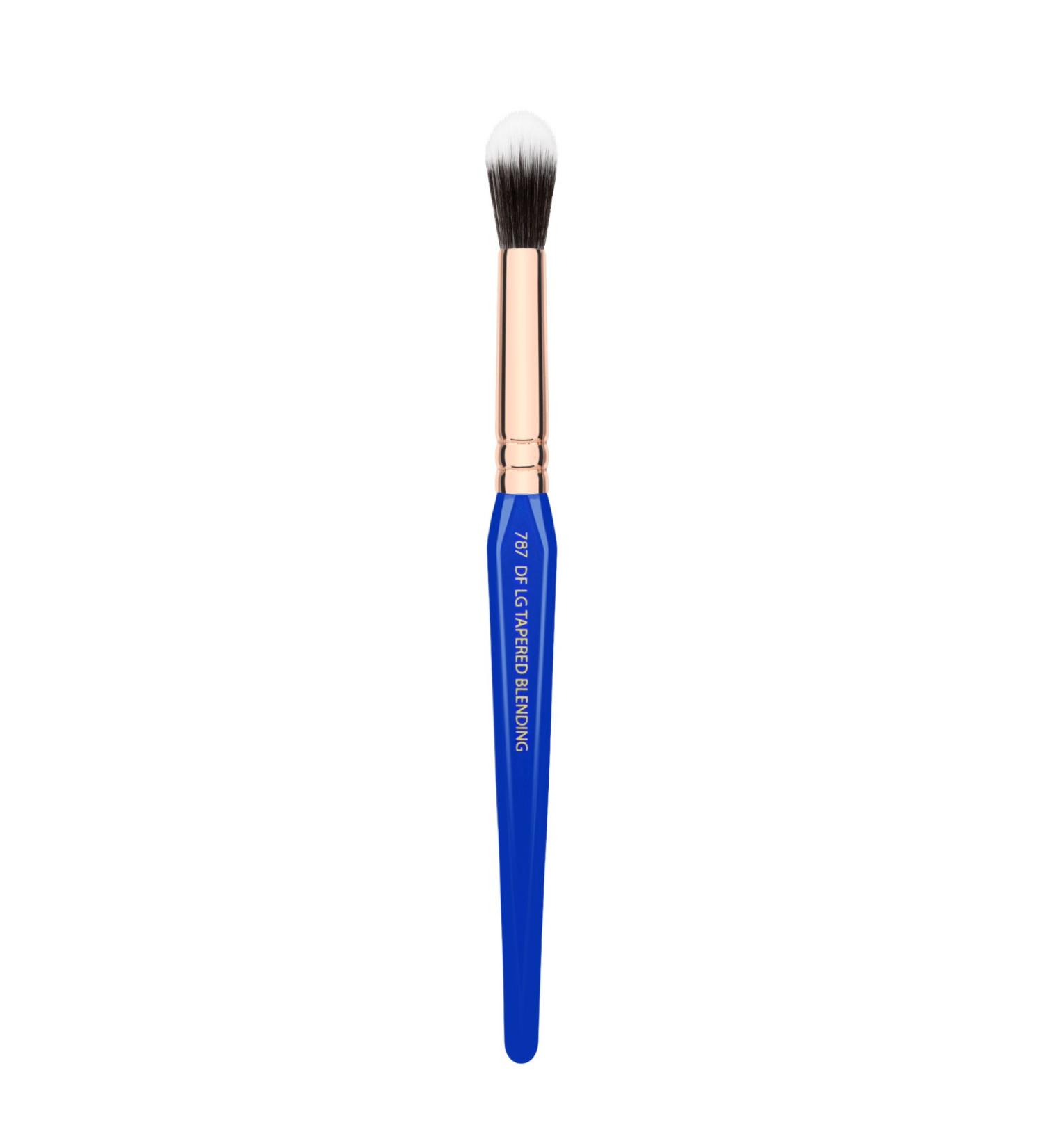 Bdellium Tools 787 Duet Fibre Large Tapered Blending Makeup Brush - Vegan Soft Synthetic Fibers for Lightweight Application - Golden Triangle Series - International Shipping Available - Buy Online on SooperMarket.com