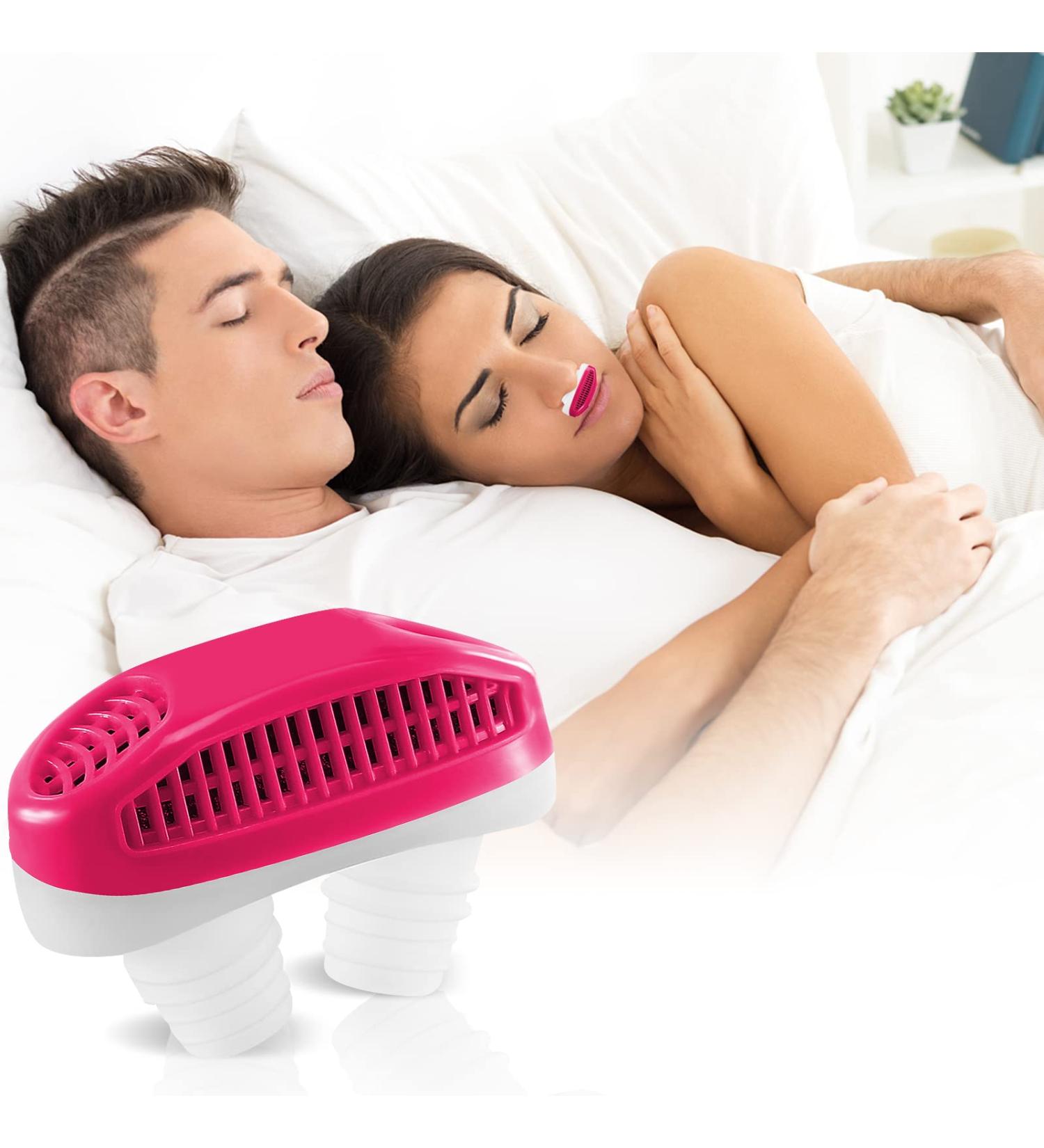 Anti Snoring Nasal Air Purifier - Sleep Apnea Device for Men and Women - Stop Snoring and Improve Sleep Quality - Red - Buy Online on SooperMarket.com