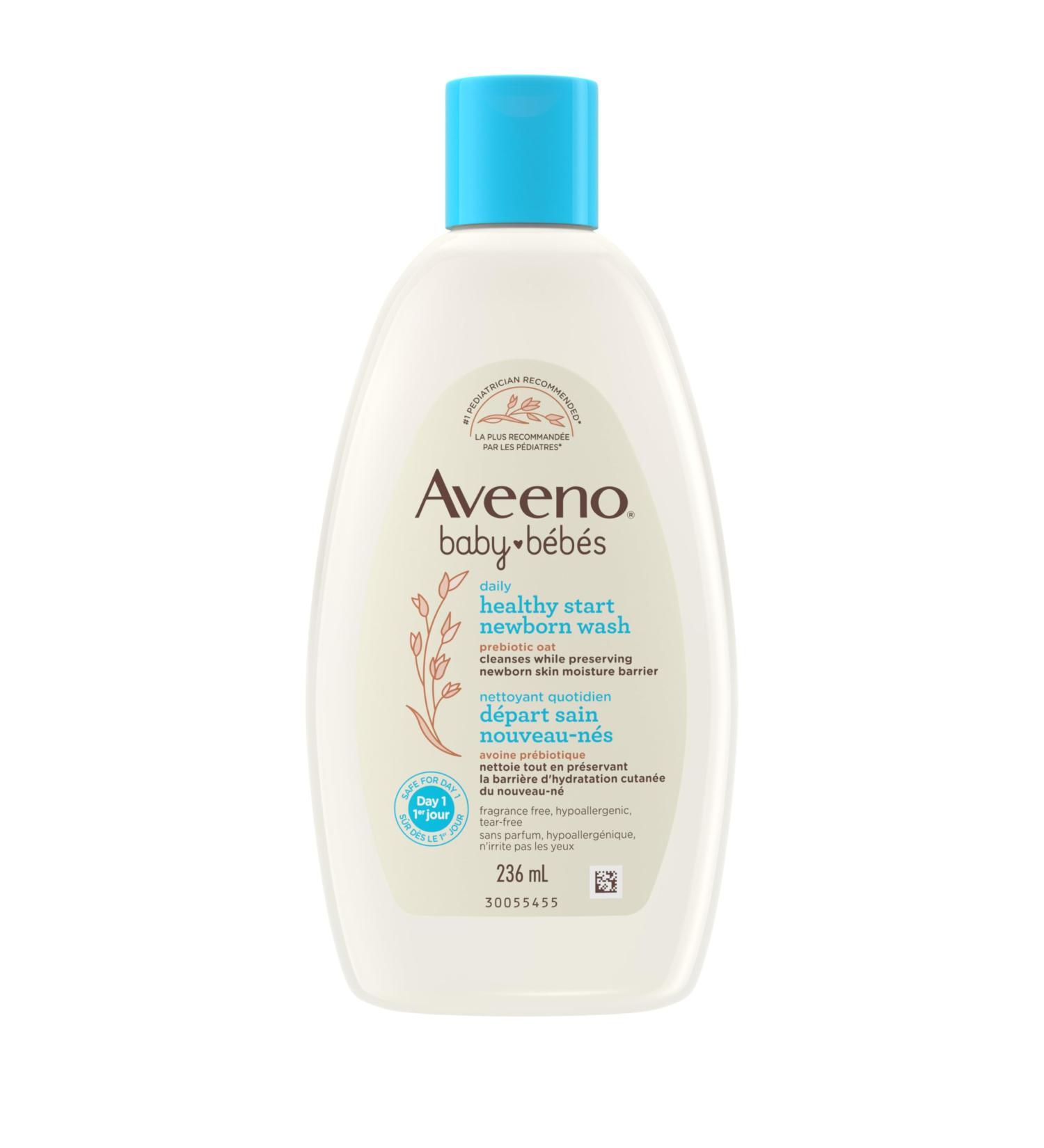 Aveeno Baby Daily Healthy Start Newborn Wash Oat Paraben-Free Body Wash Cleanser Delicate Skin Fragrance Free 236-mL - Buy Online on SooperMarket.com