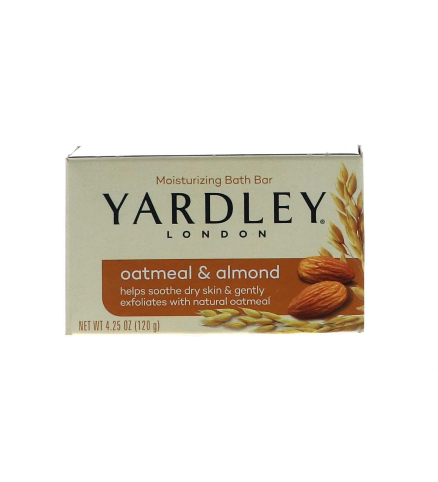 Yardley London Oatmeal and Almond Moisturizing Bath Bar 4.0 Oz - 2 Pack - Buy Online on SooperMarket.com