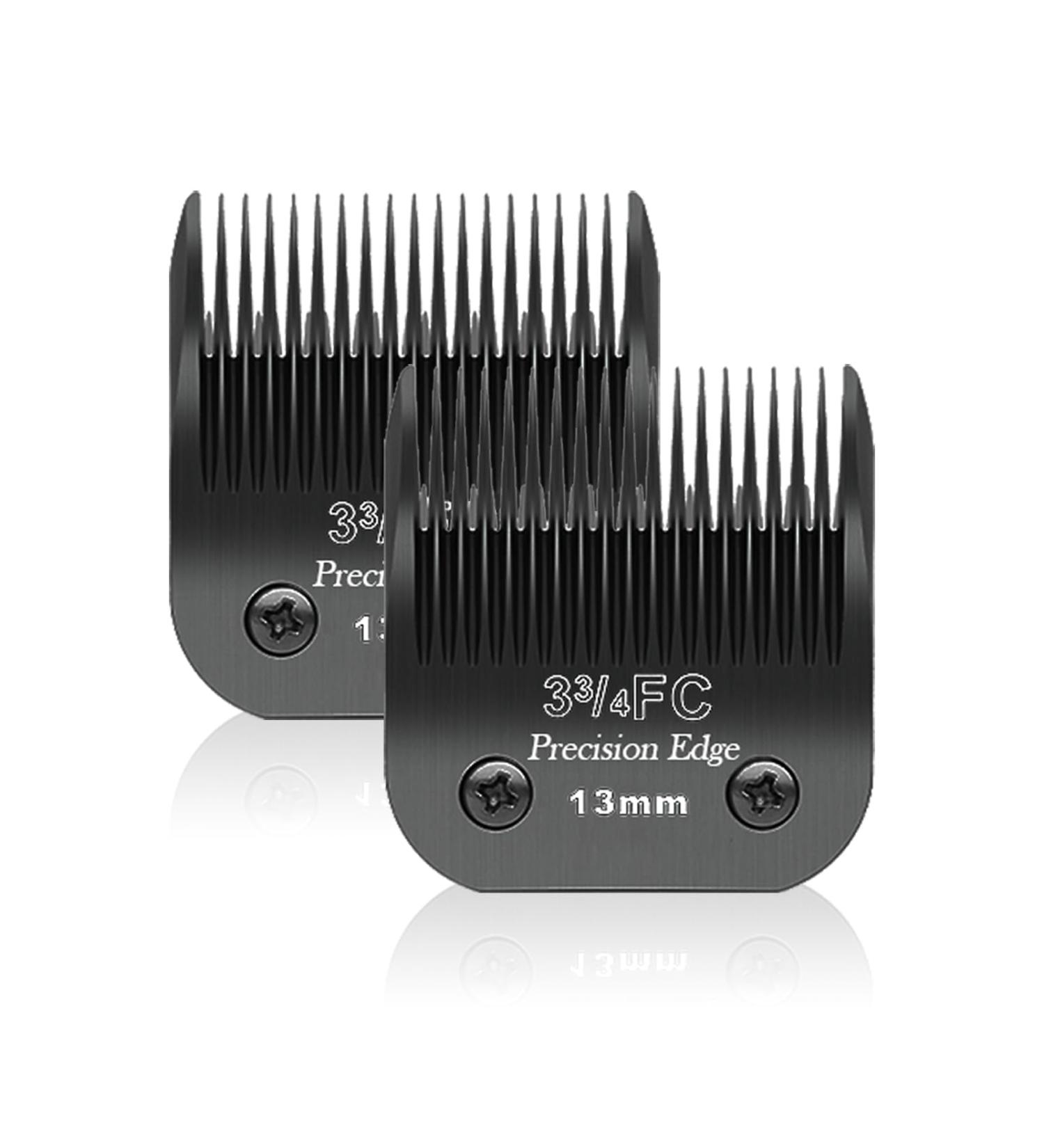 Replacement Knife for Dog Care | Compatible with Heiniger Moser Max45 Andis & Wahl A5 | 3F 1/2 inch (13 mm) 2 Pieces Black - Buy Online on SooperMarket.com