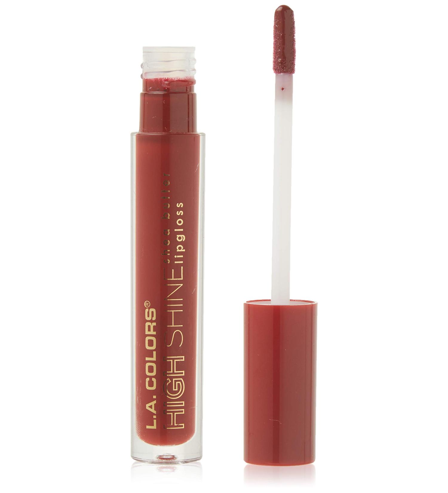 L.A. COLORS High Shine Shea Butter Lip Gloss Scarlett - 0.14 Ounce (Pack of 1) - Buy Online on SooperMarket.com