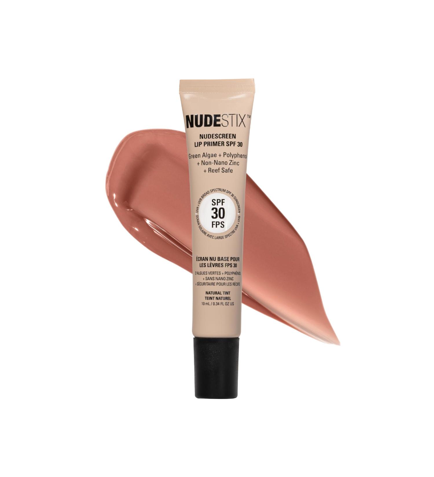 NUDESCREEN Lip Primer SPF 30 - Hydrating Sunscreen Lip Care for All Skin Types - International Shipping Available - Buy Online on SooperMarket.com