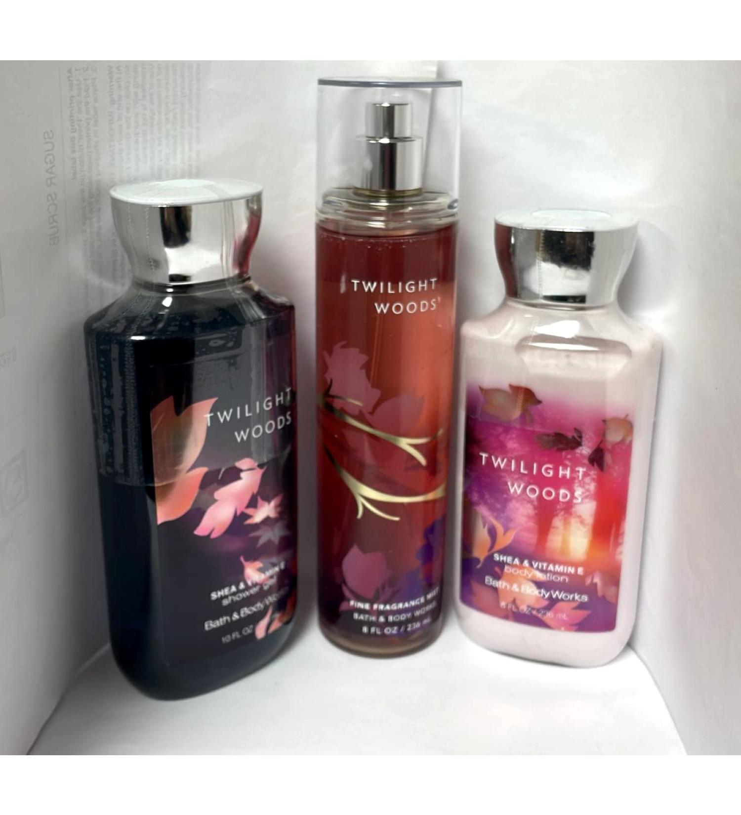 Bath and Body Works Twilight Woods Set - Shower Gel, Body Lotion, Fragrance Mist - 10 oz - Buy Online on SooperMarket.com