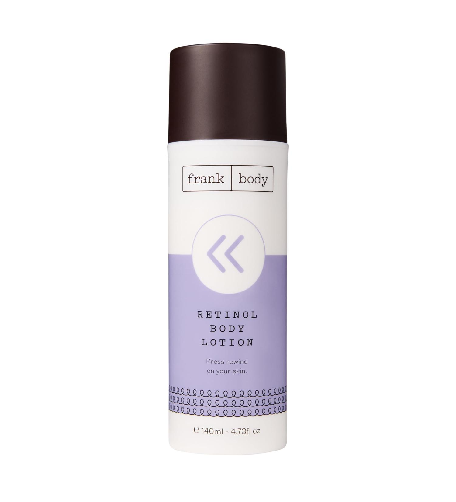 frank body Retinol Body Lotion | Vegan Anti-Aging Moisturizer | Reduce Fine Lines & Hyperpigmentation | 4.73 fl oz - Buy Online on SooperMarket.com