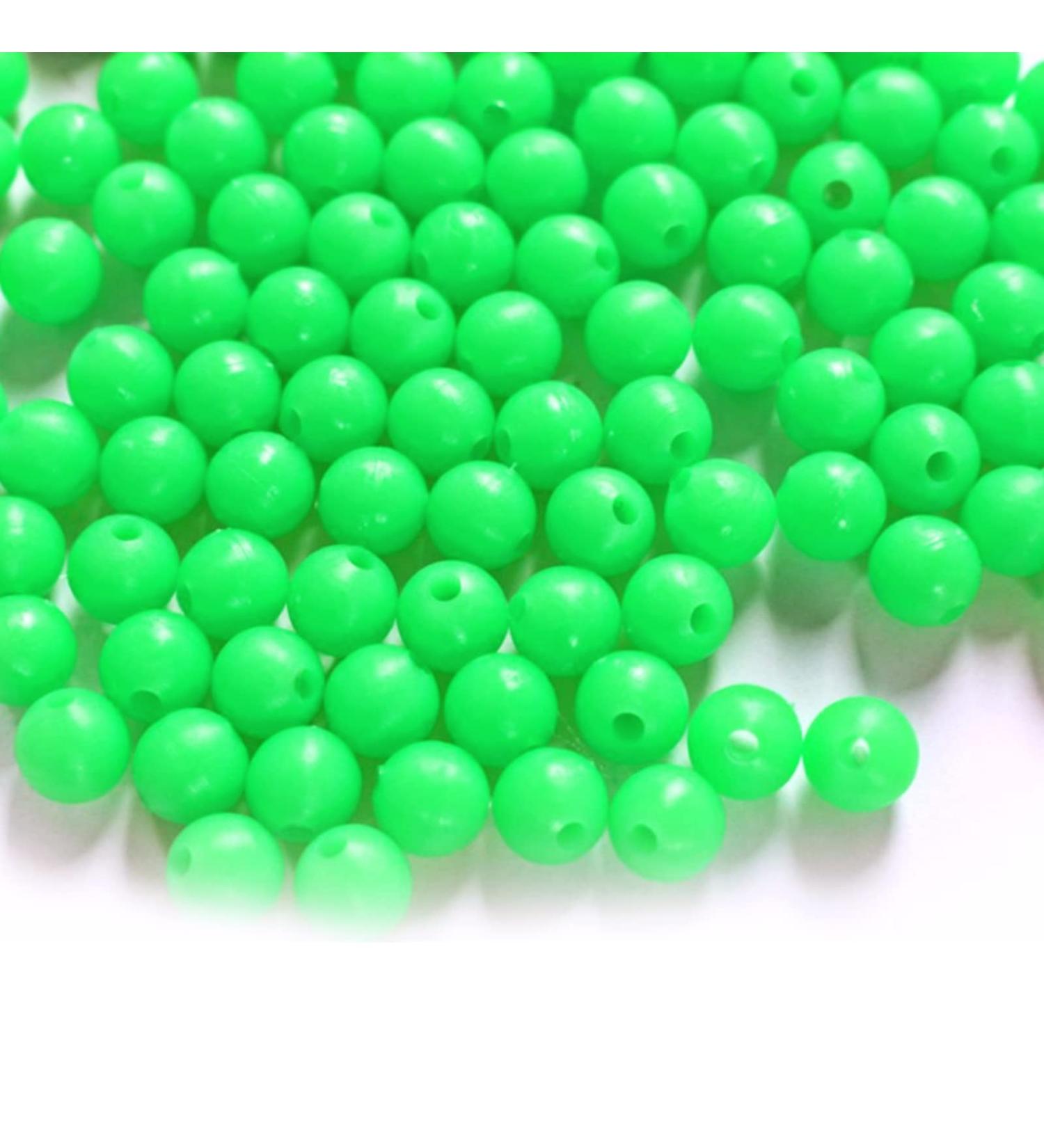 Glow in The Dark 6mm Fishing Beads for Catfish Rigs - Saltwater Fishing Accessories - Buy Online on SooperMarket.com