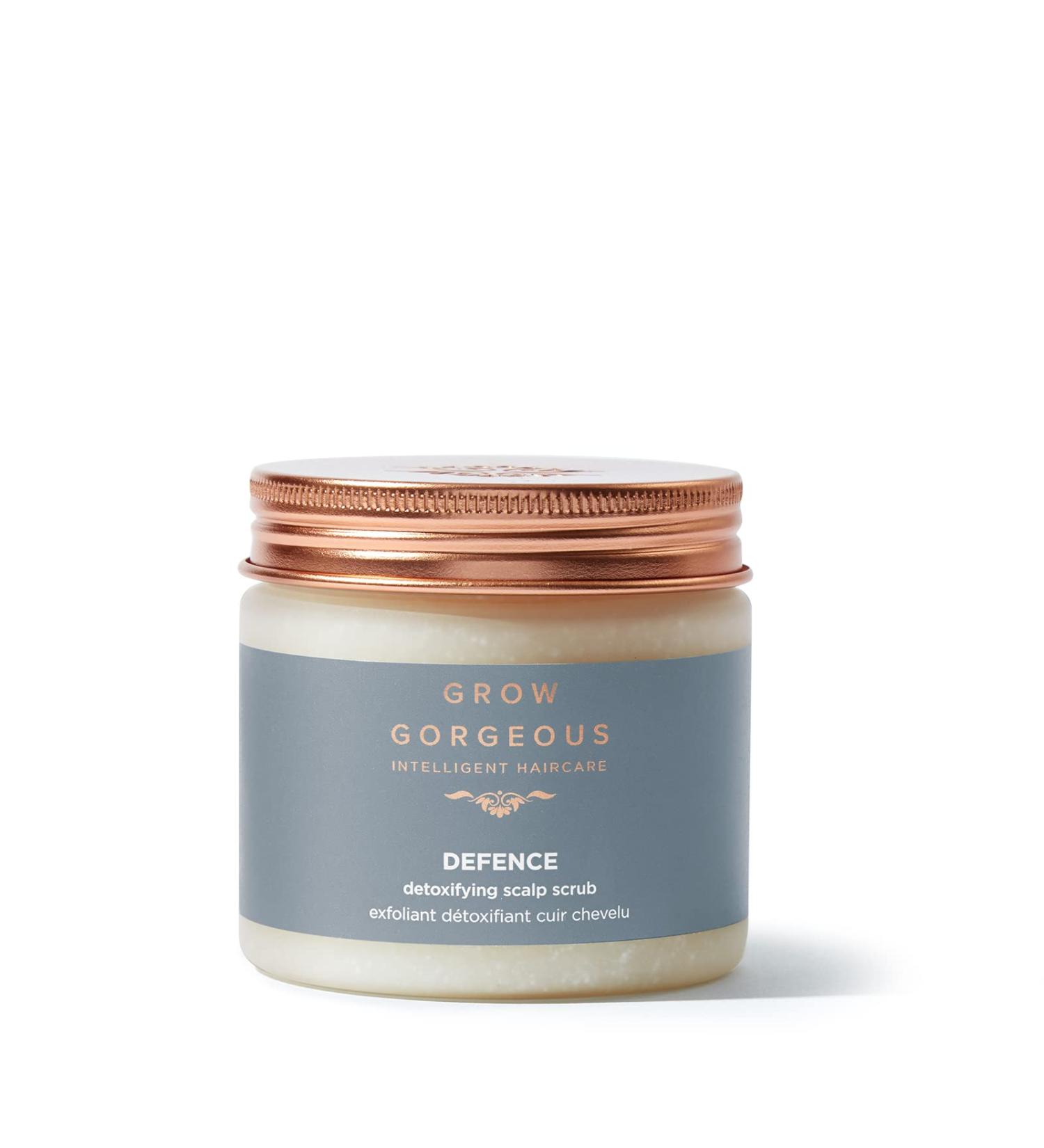 Buy Grow Gorgeous City Defense Scalp Scrub 200ml - Detoxify Oily Scalps Vegan Formula - Buy Online on SooperMarket.com