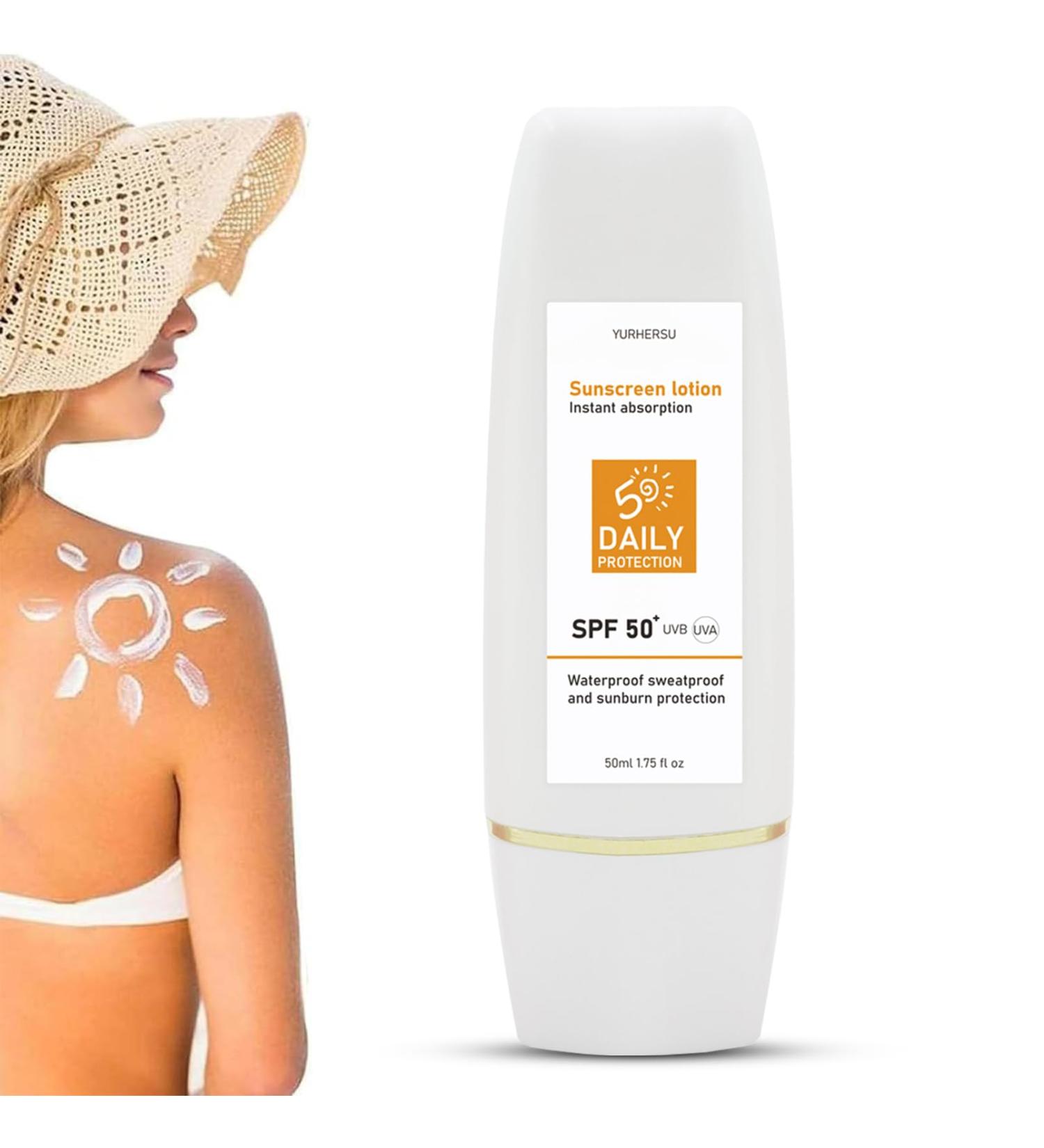 Buy Body Sunscreen SPF 50 | Waterproof & Hydrating Face Cream for Daily Use - Shop Internationally - Buy Online on SooperMarket.com
